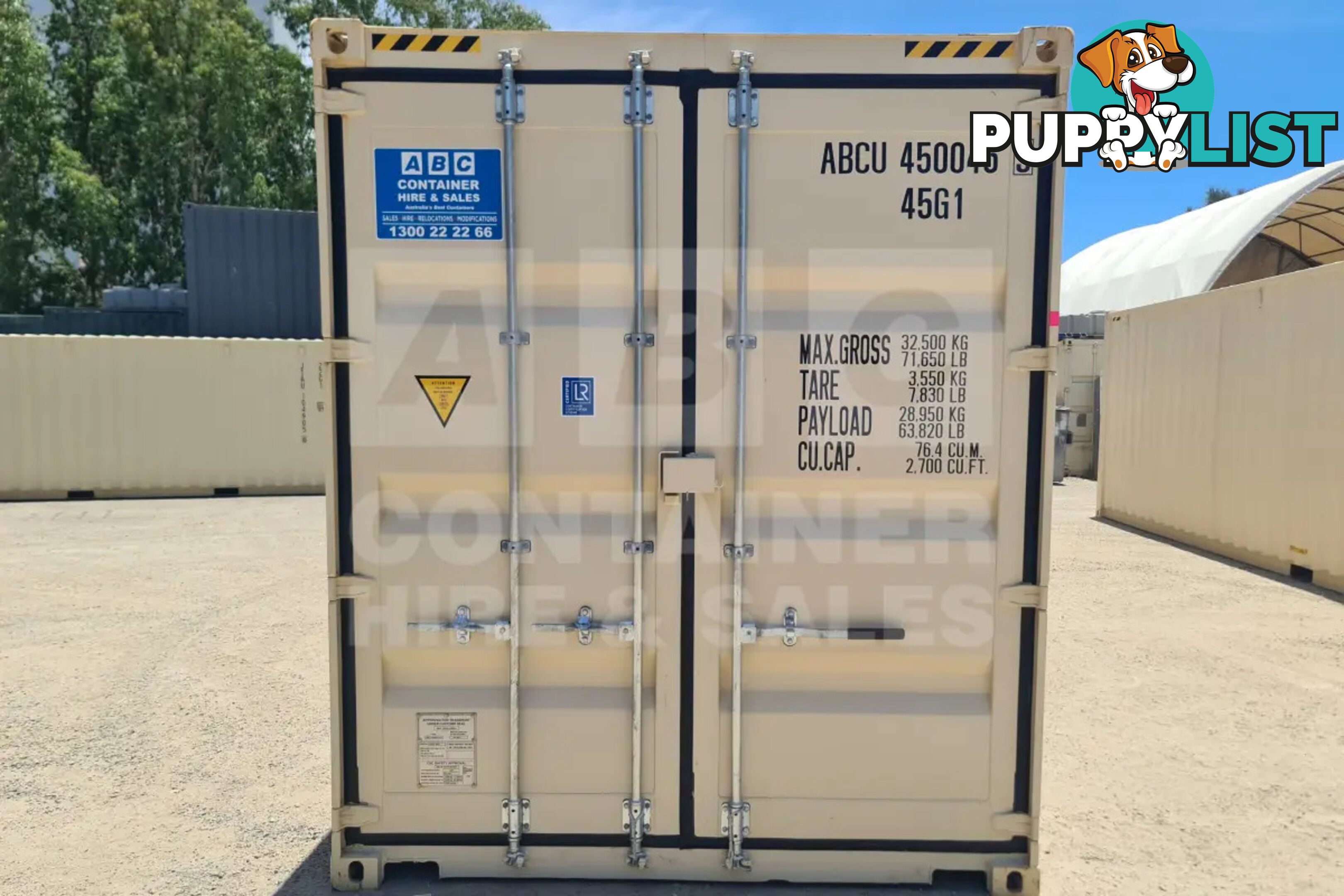 40' HIGH CUBE SHIPPING CONTAINER