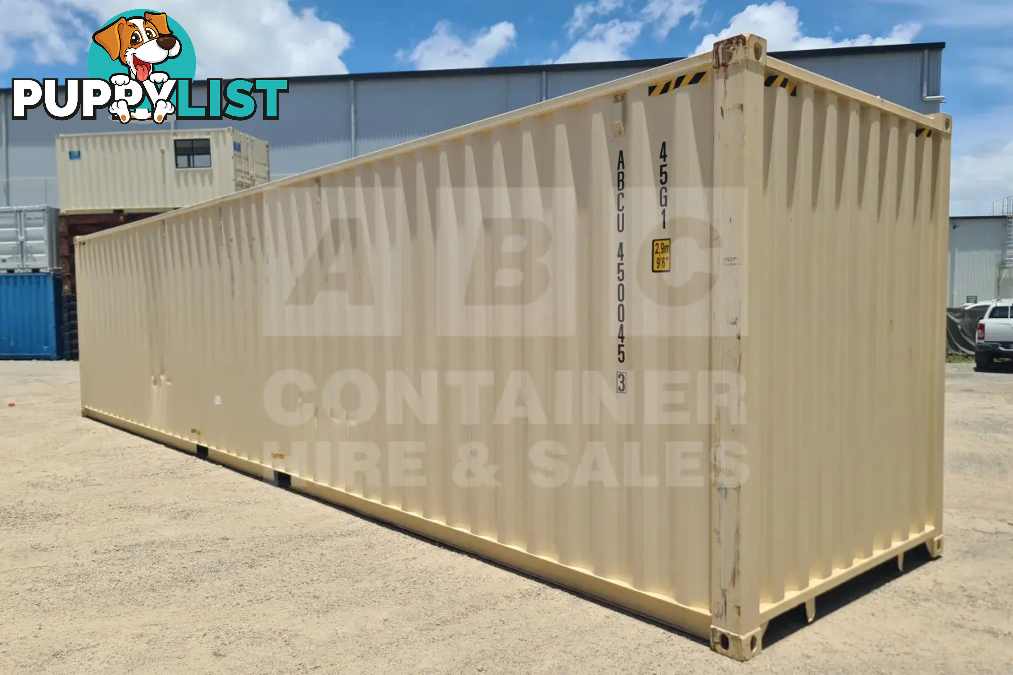 40' HIGH CUBE SHIPPING CONTAINER