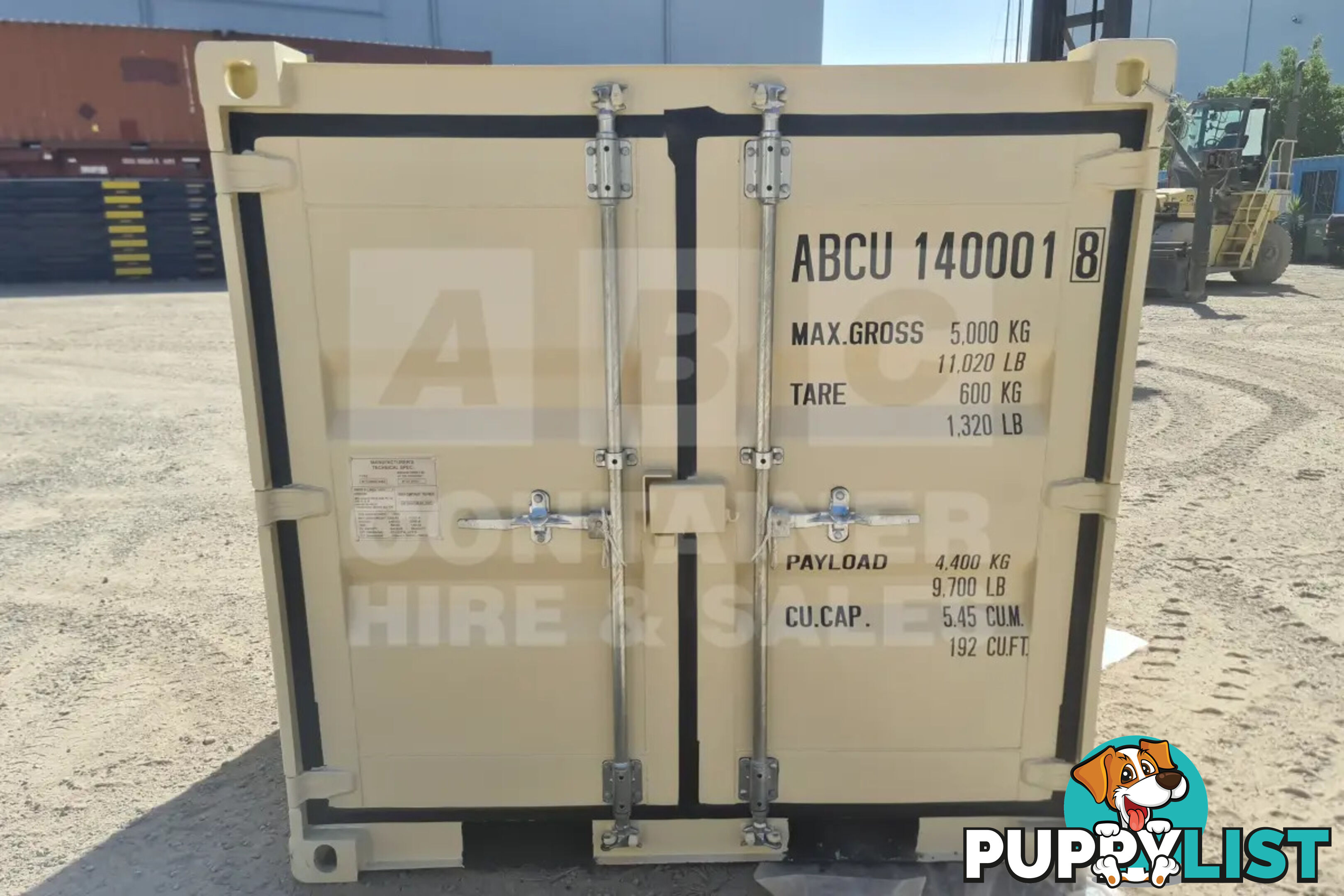 6' SHIPPING CONTAINER (FACTORY BUILT)