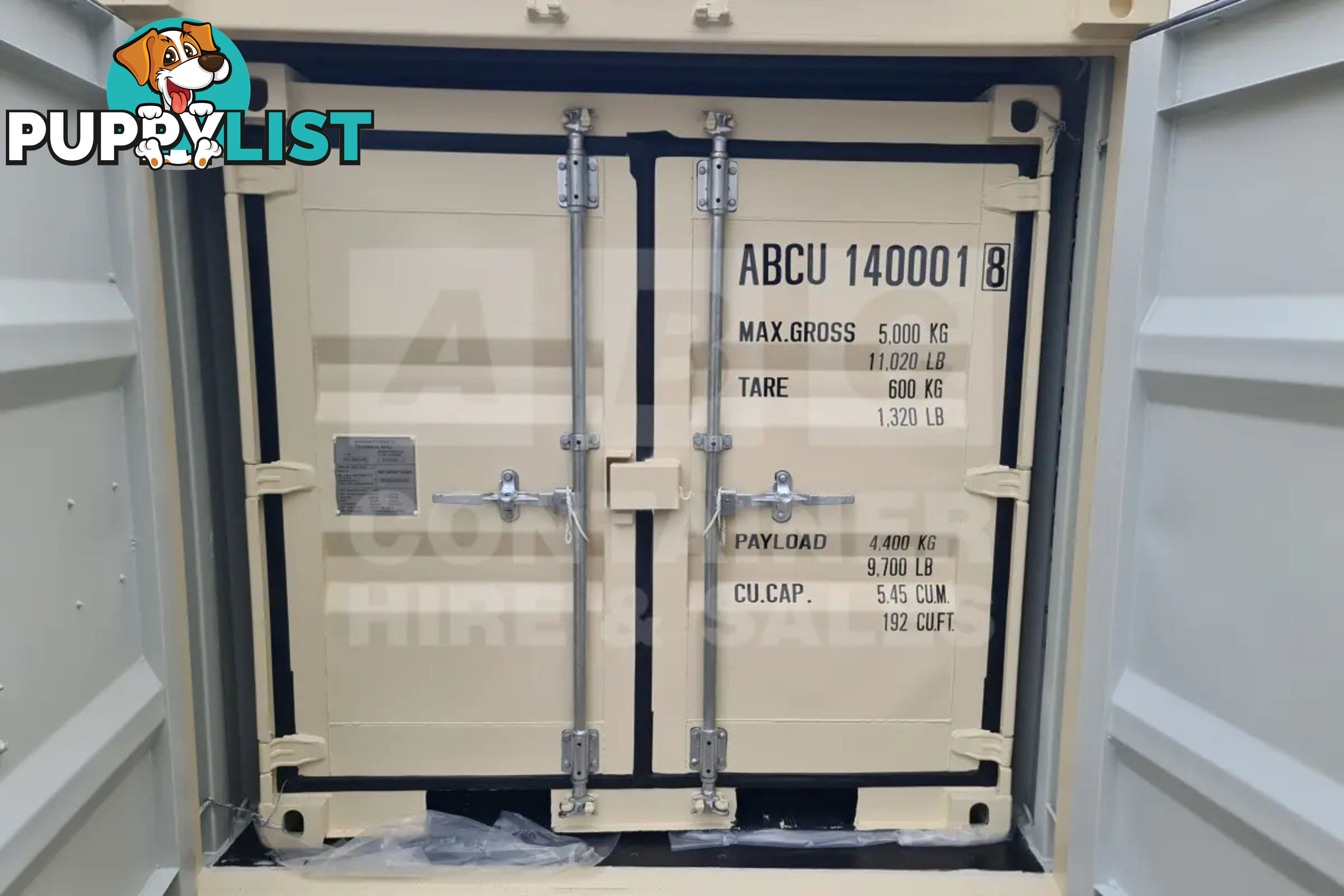 6' SHIPPING CONTAINER (FACTORY BUILT)