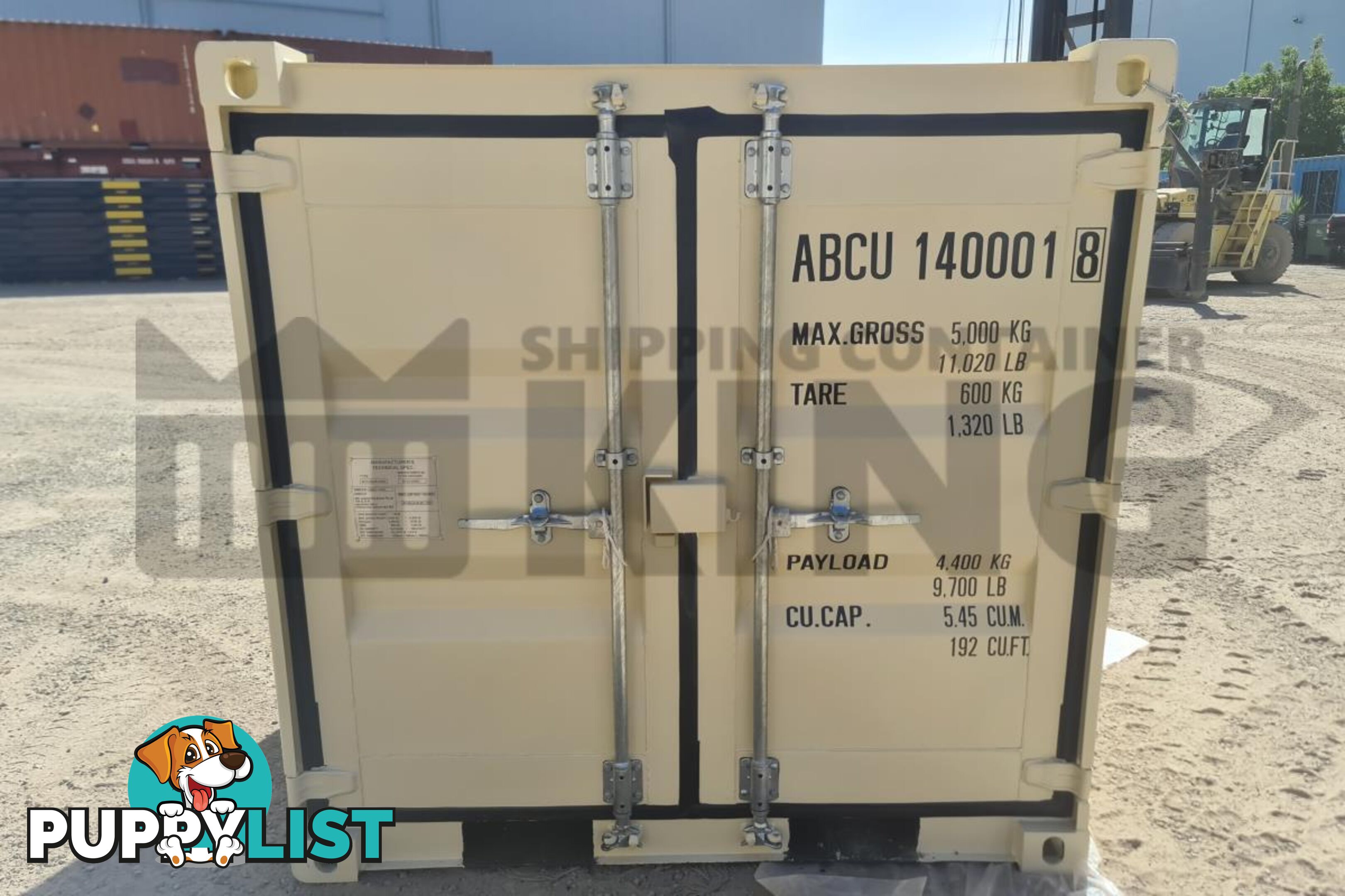 6' SHIPPING CONTAINER (FACTORY BUILT)