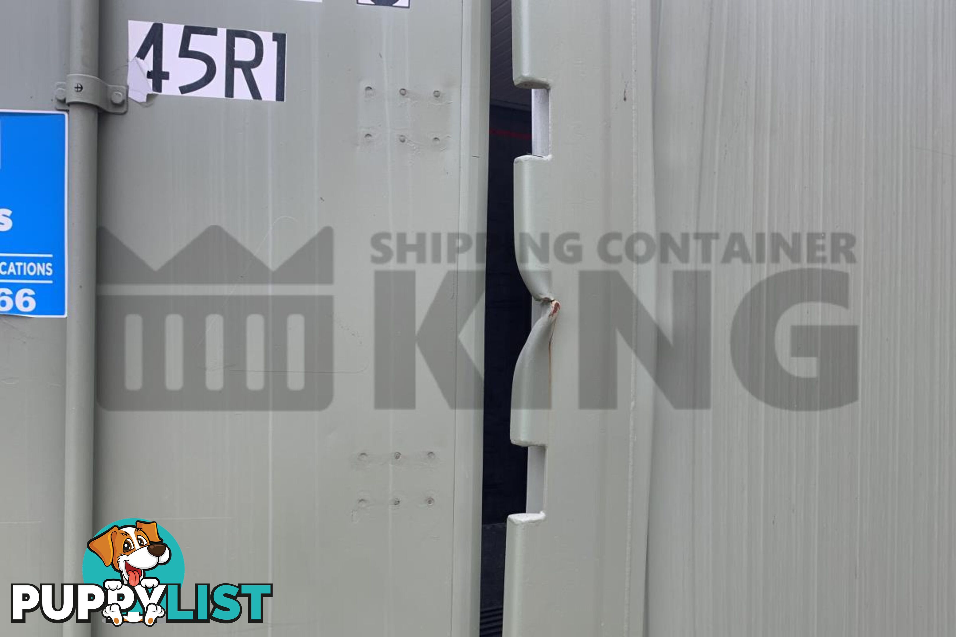 40' HIGH CUBE SHIPPING CONTAINER (NON-OPERATIONAL, MODIFIED)