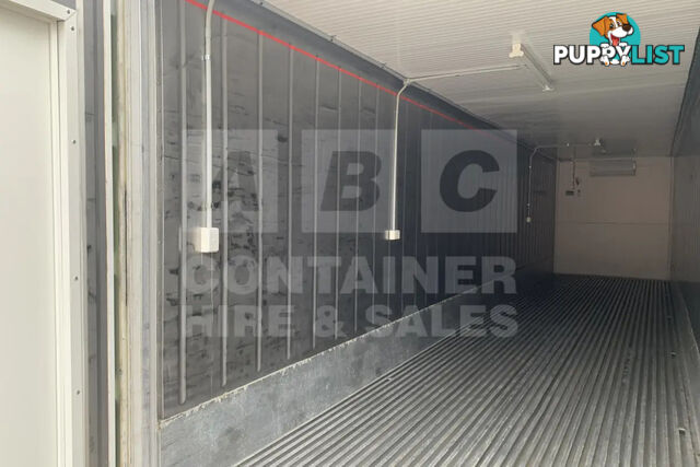 40' HIGH CUBE SHIPPING CONTAINER (NON-OPERATIONAL, MODIFIED)
