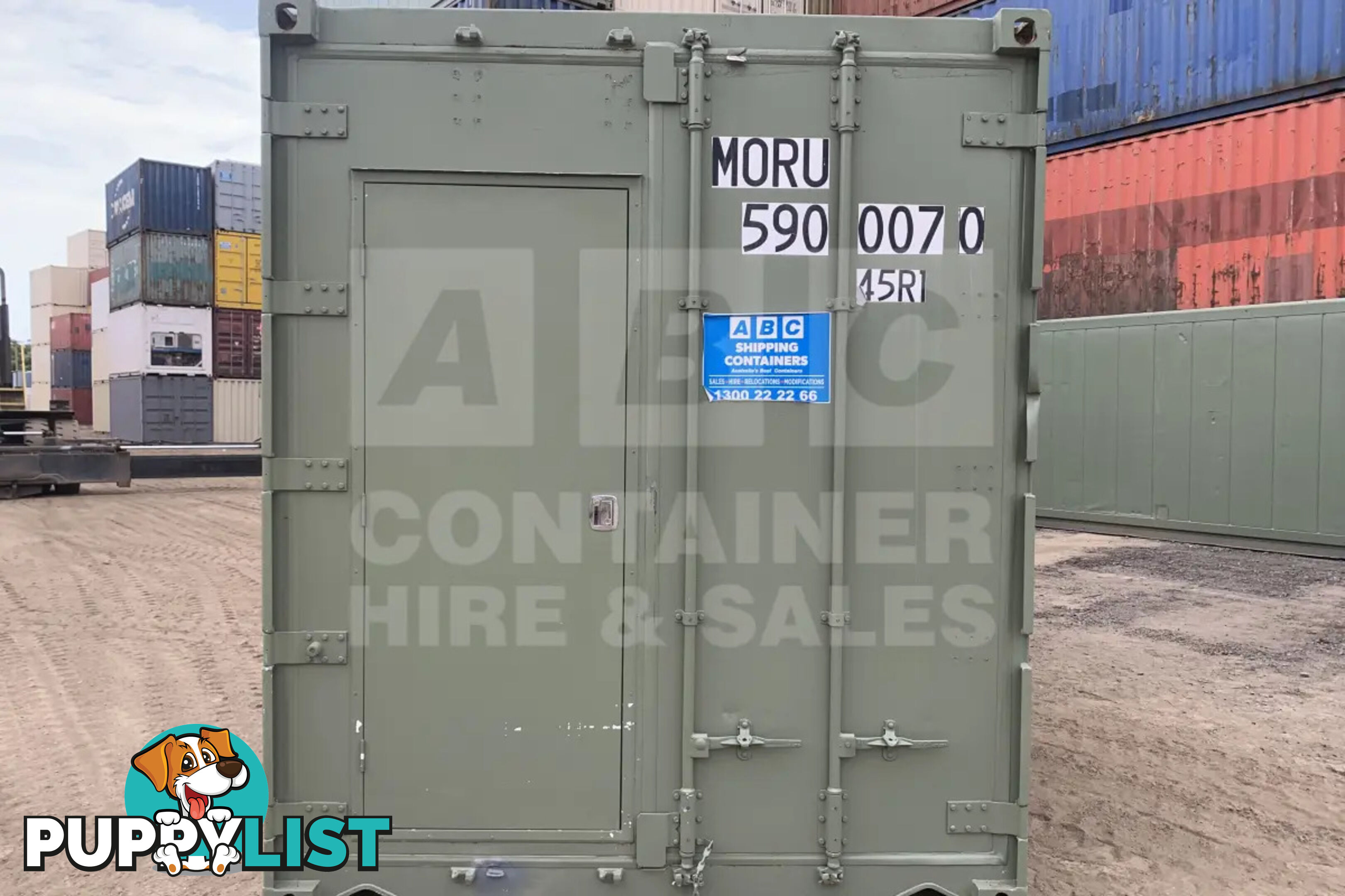 40' HIGH CUBE SHIPPING CONTAINER (NON-OPERATIONAL, MODIFIED)