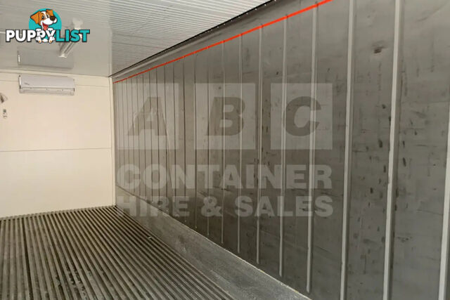 40' HIGH CUBE SHIPPING CONTAINER (NON-OPERATIONAL, MODIFIED)