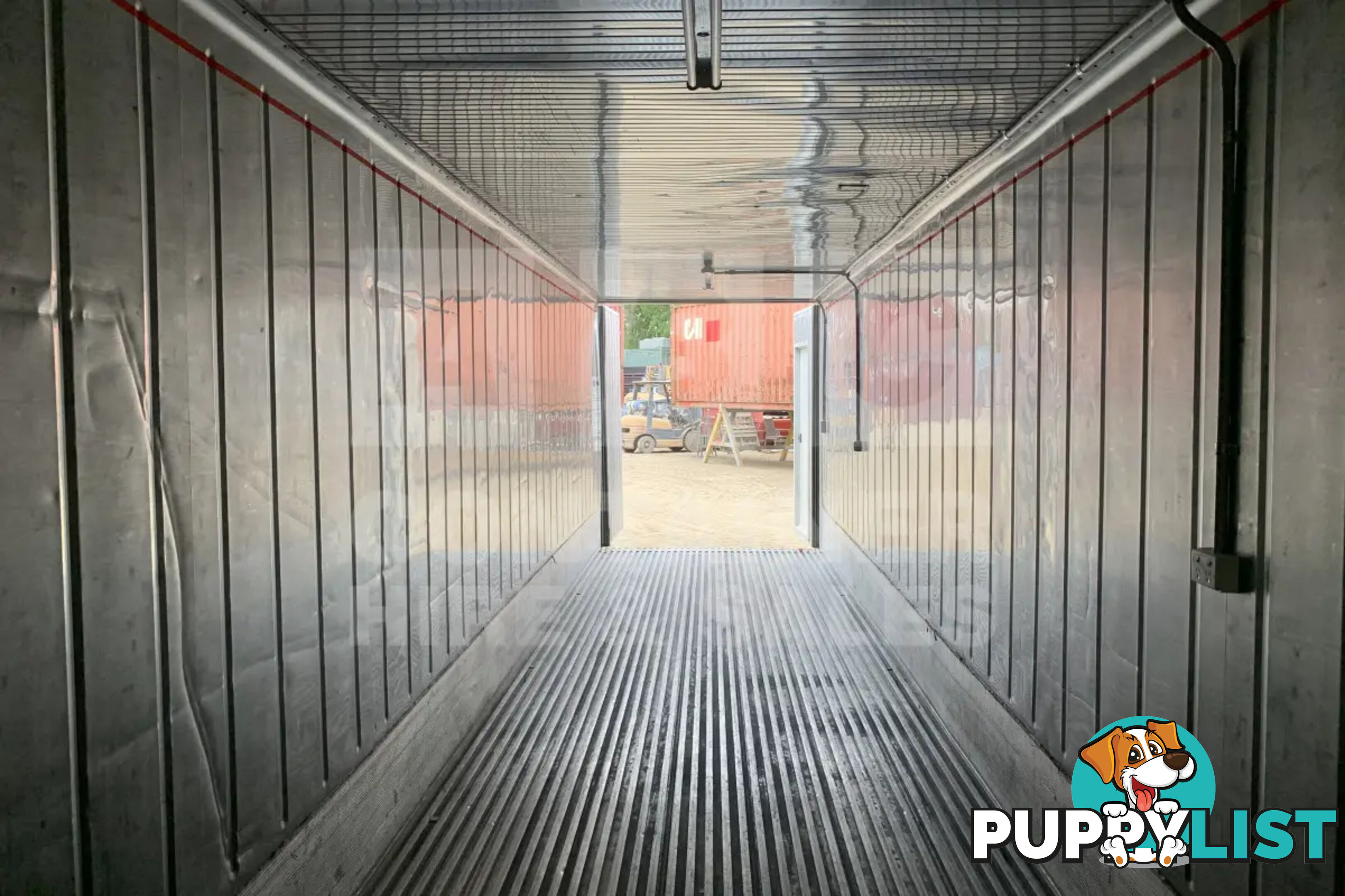 40' HIGH CUBE SHIPPING CONTAINER (NON-OPERATIONAL, MODIFIED)