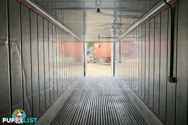 40' HIGH CUBE SHIPPING CONTAINER (NON-OPERATIONAL, MODIFIED)