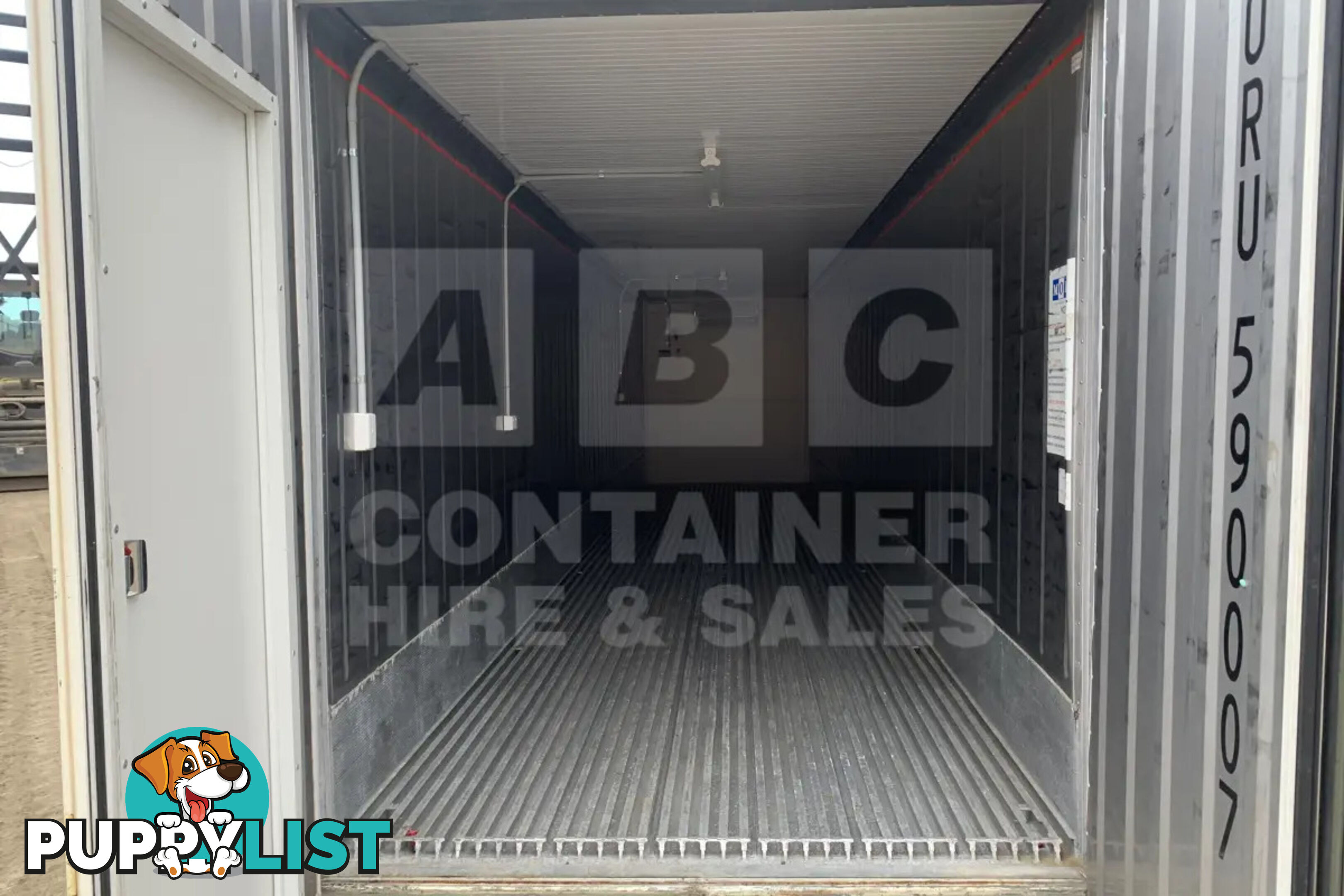 40' HIGH CUBE SHIPPING CONTAINER (NON-OPERATIONAL, MODIFIED)