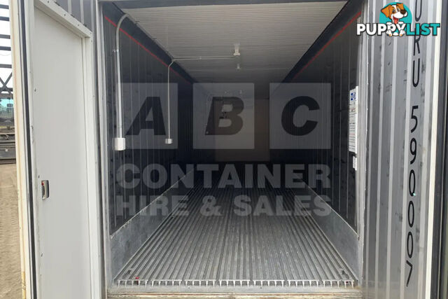 40' HIGH CUBE SHIPPING CONTAINER (NON-OPERATIONAL, MODIFIED)