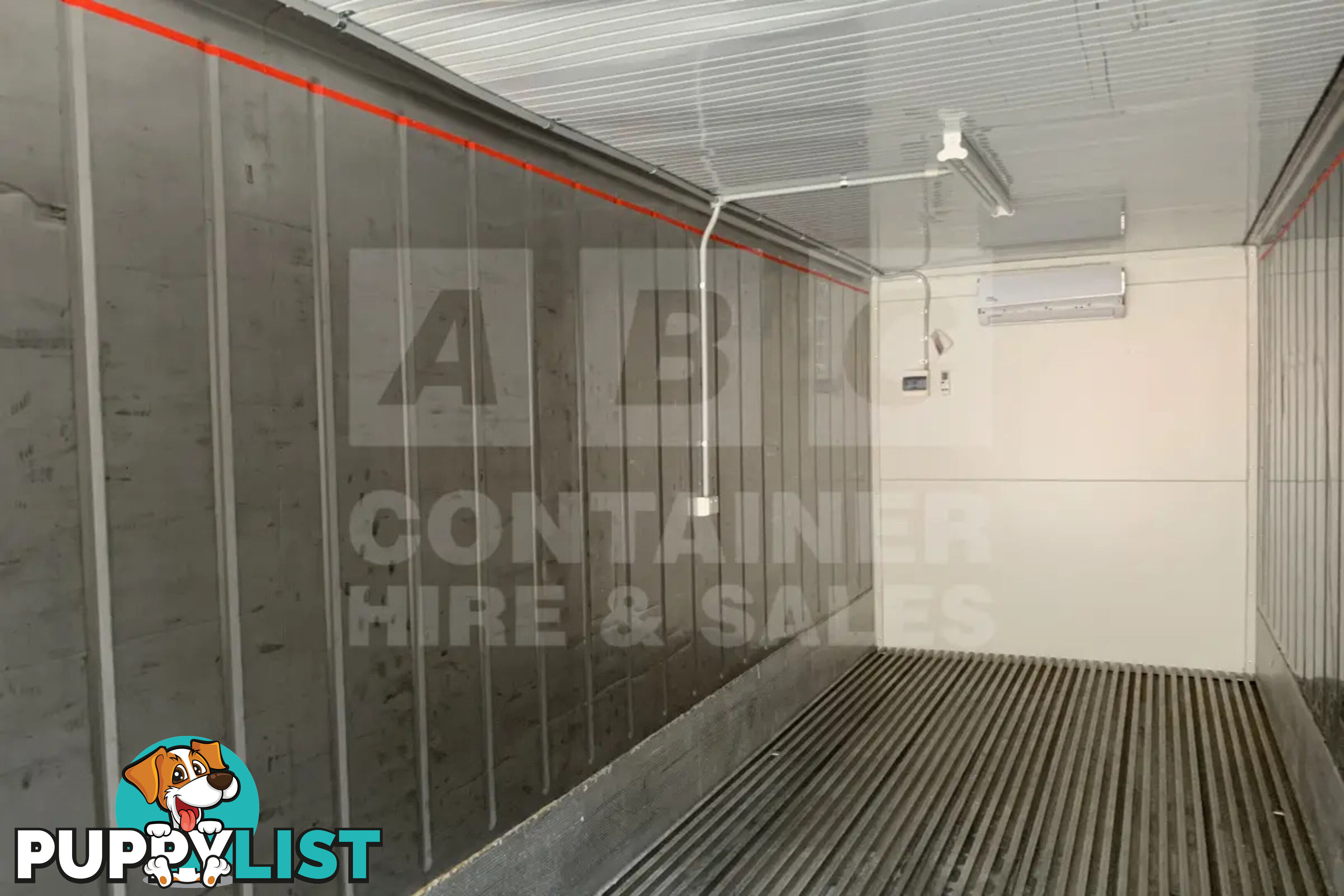 40' HIGH CUBE SHIPPING CONTAINER (NON-OPERATIONAL, MODIFIED)
