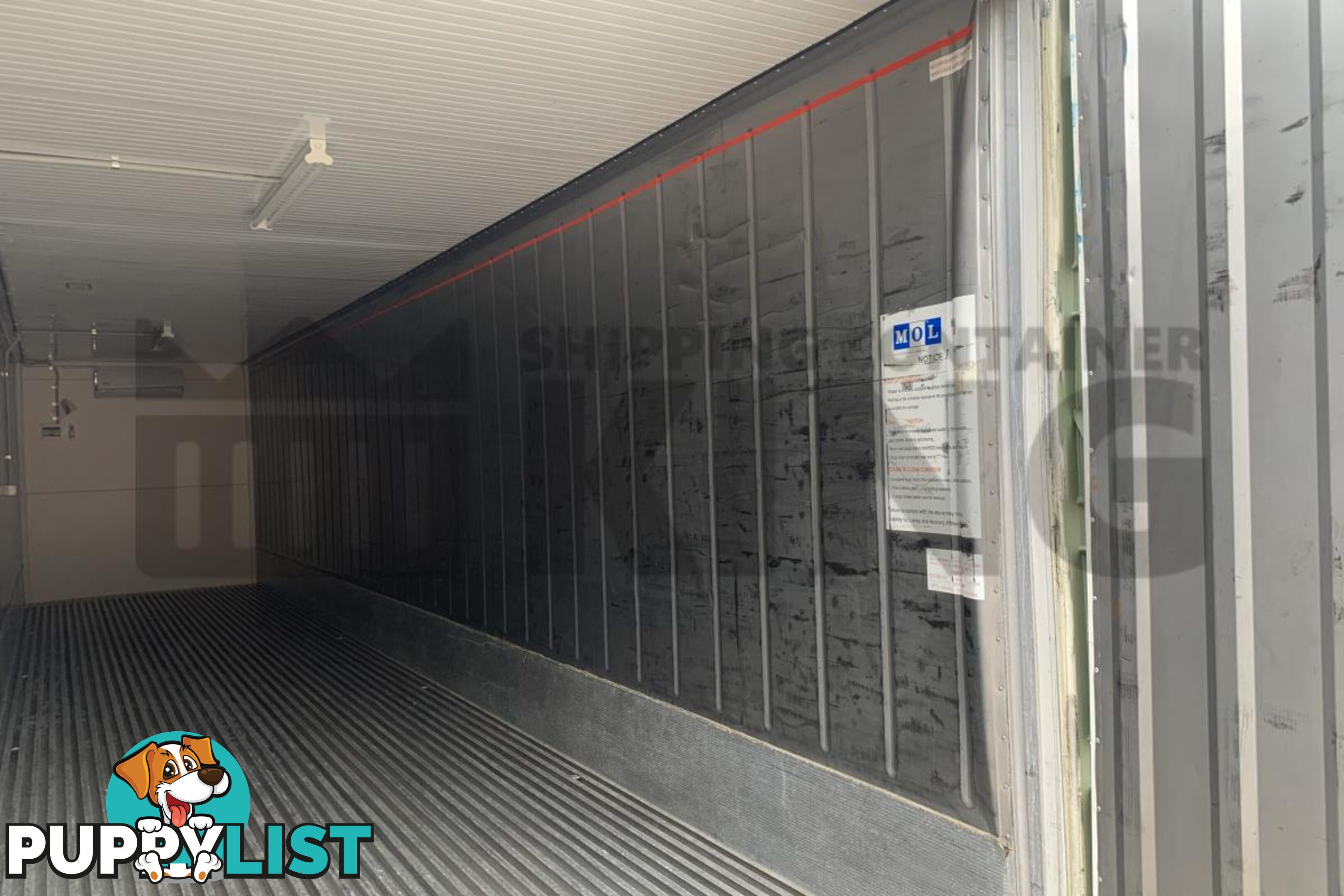 40' HIGH CUBE SHIPPING CONTAINER (NON-OPERATIONAL, MODIFIED)