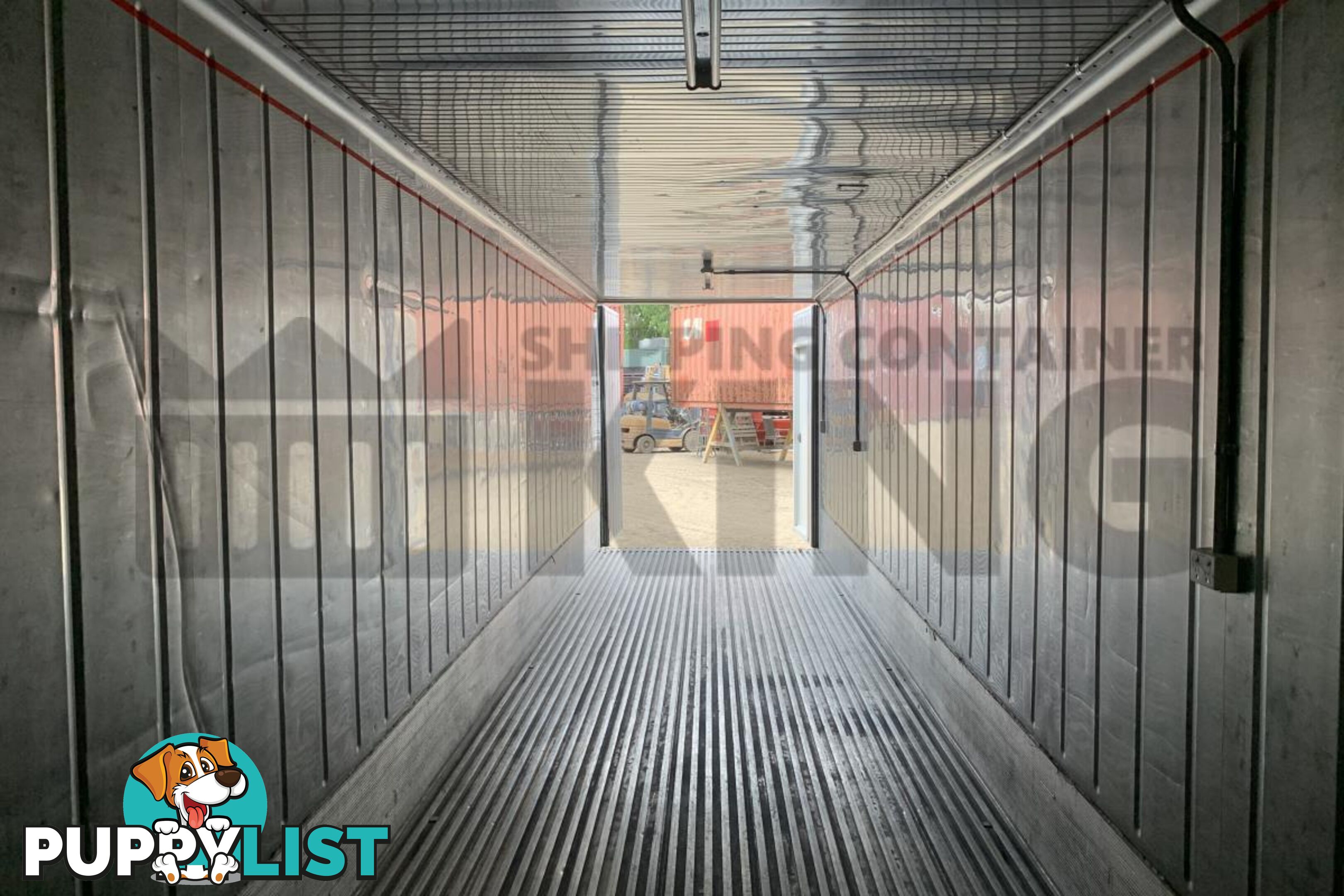 40' HIGH CUBE SHIPPING CONTAINER (NON-OPERATIONAL, MODIFIED)