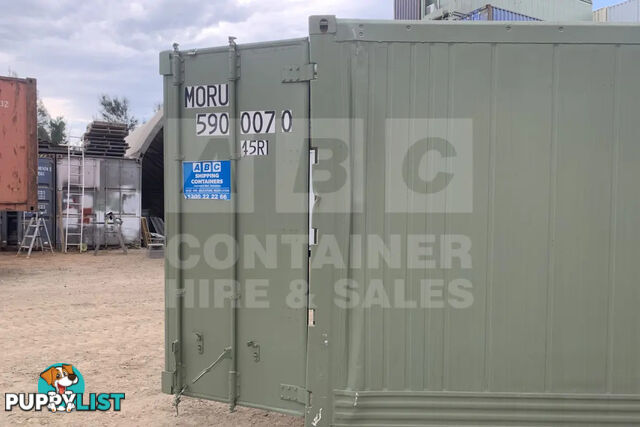 40' HIGH CUBE SHIPPING CONTAINER (NON-OPERATIONAL, MODIFIED)