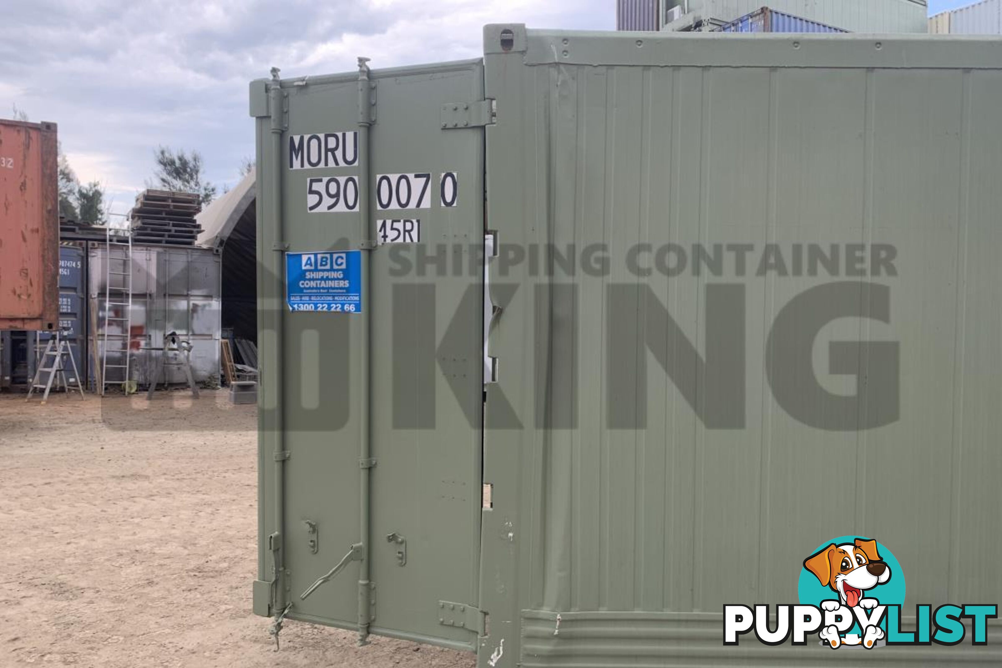 40' HIGH CUBE SHIPPING CONTAINER (NON-OPERATIONAL, MODIFIED)