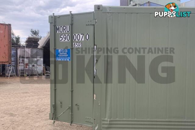 40' HIGH CUBE SHIPPING CONTAINER (NON-OPERATIONAL, MODIFIED)