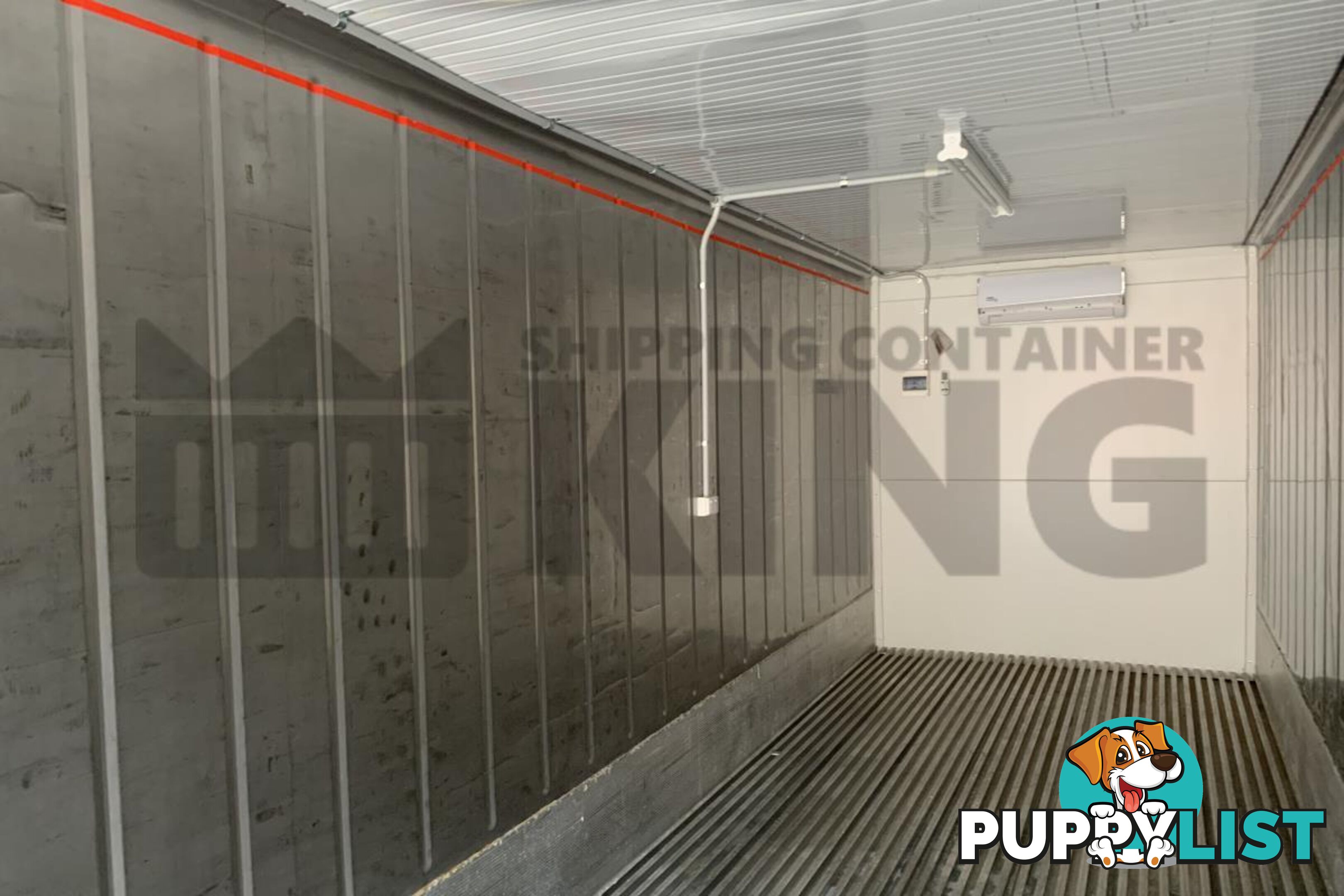 40' HIGH CUBE SHIPPING CONTAINER (NON-OPERATIONAL, MODIFIED)