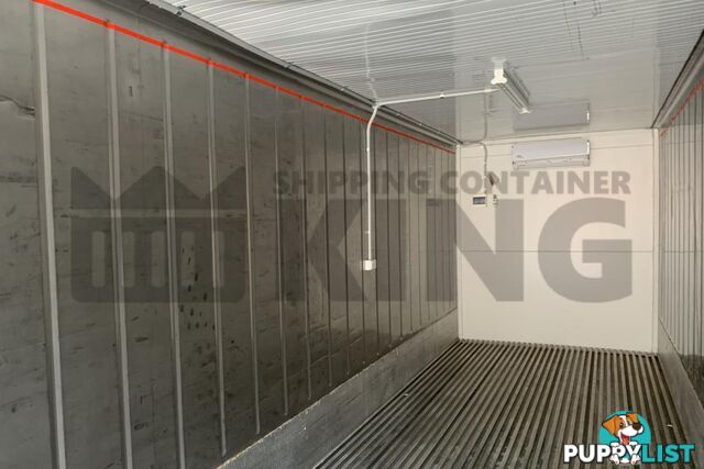40' HIGH CUBE SHIPPING CONTAINER (NON-OPERATIONAL, MODIFIED)