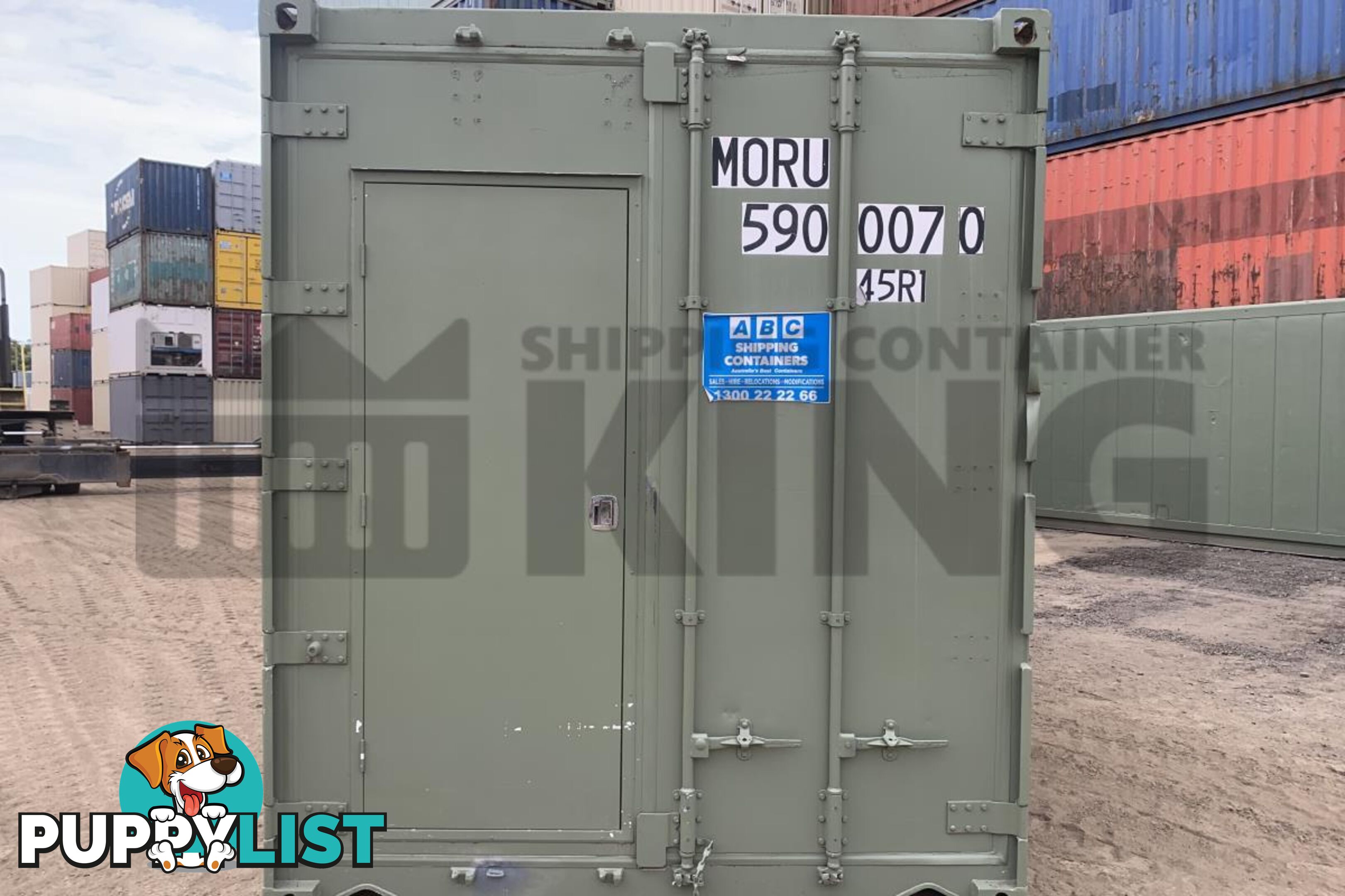40' HIGH CUBE SHIPPING CONTAINER (NON-OPERATIONAL, MODIFIED)