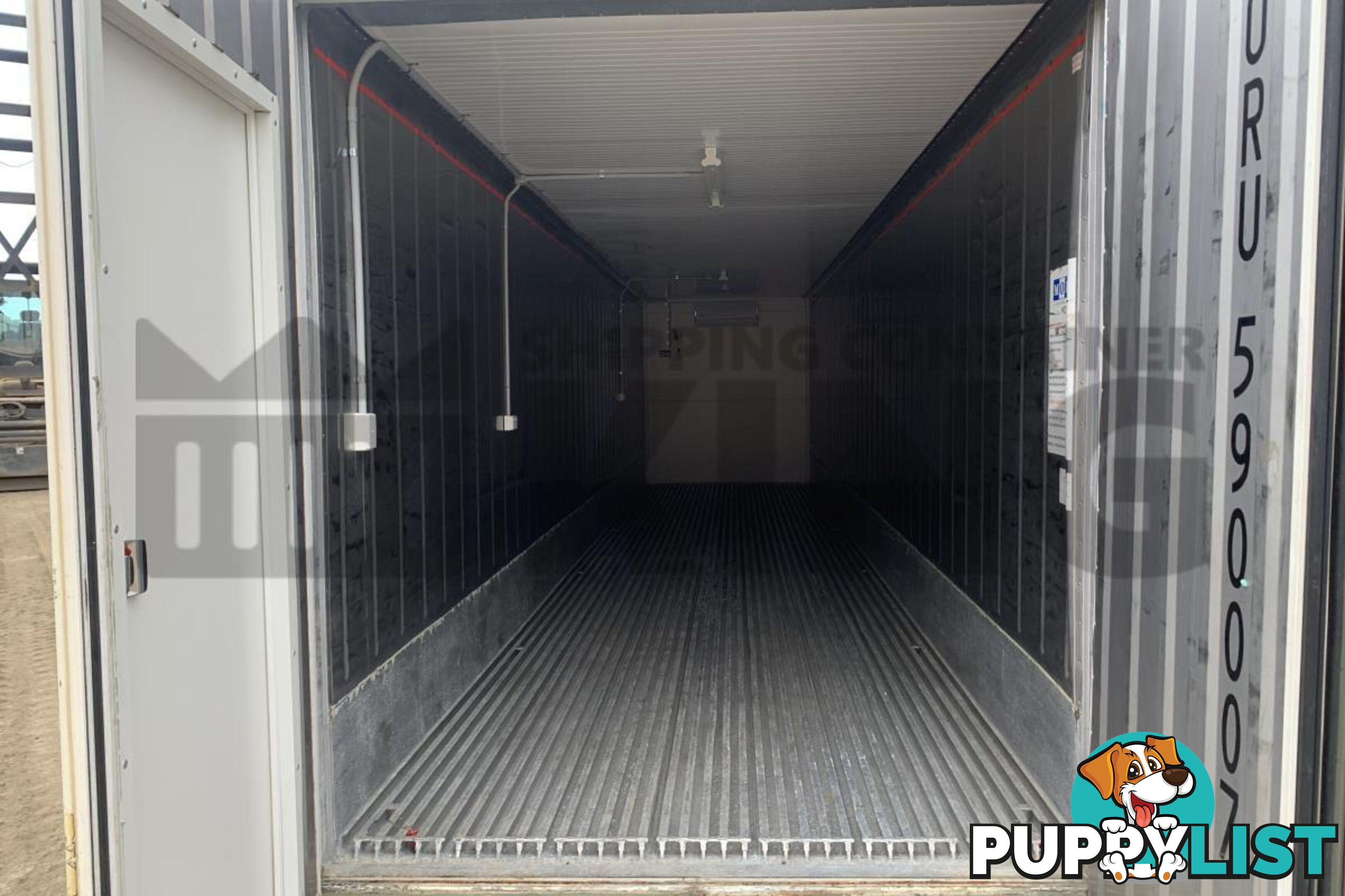 40' HIGH CUBE SHIPPING CONTAINER (NON-OPERATIONAL, MODIFIED)