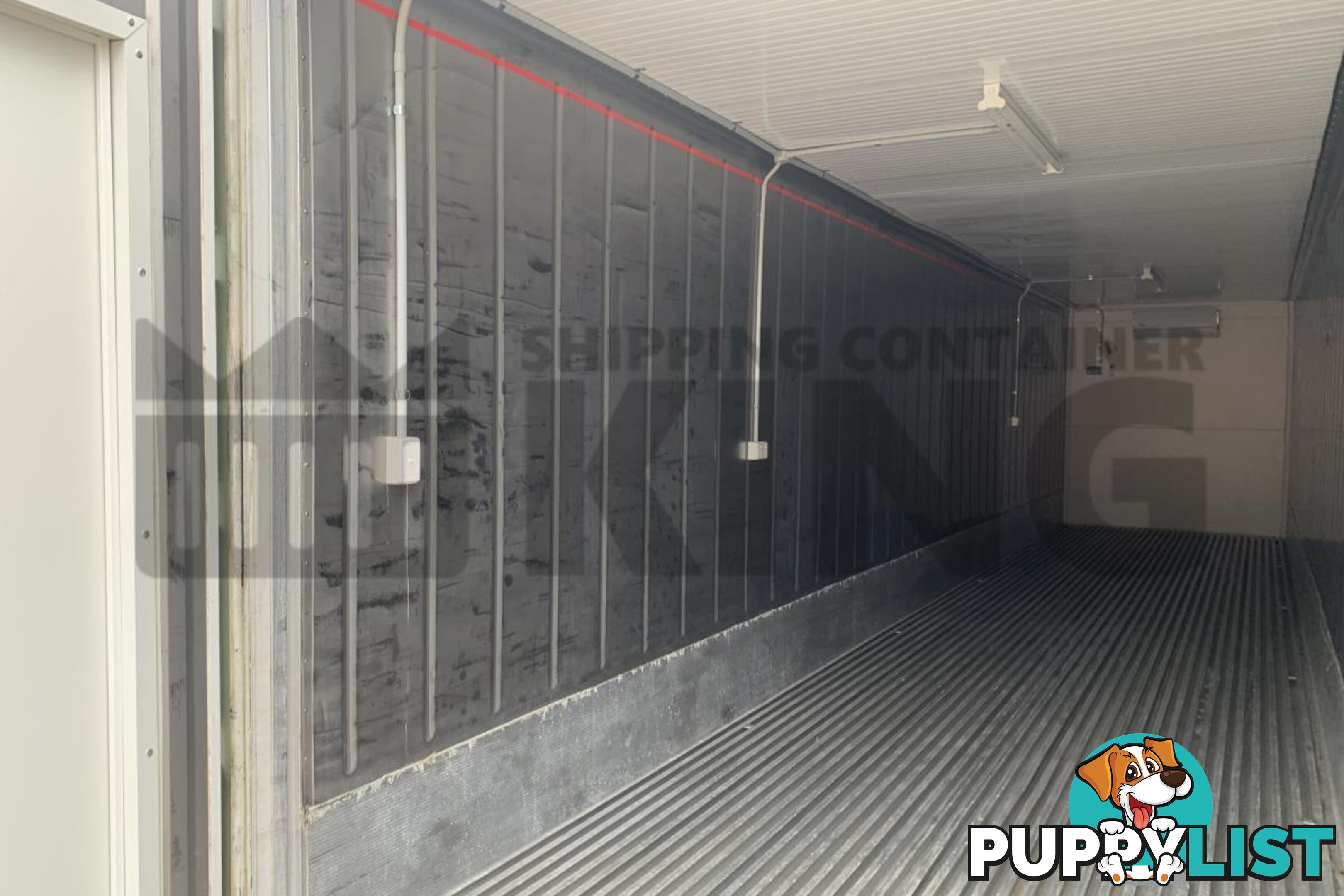 40' HIGH CUBE SHIPPING CONTAINER (NON-OPERATIONAL, MODIFIED)