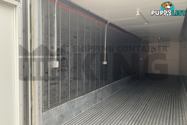 40' HIGH CUBE SHIPPING CONTAINER (NON-OPERATIONAL, MODIFIED)