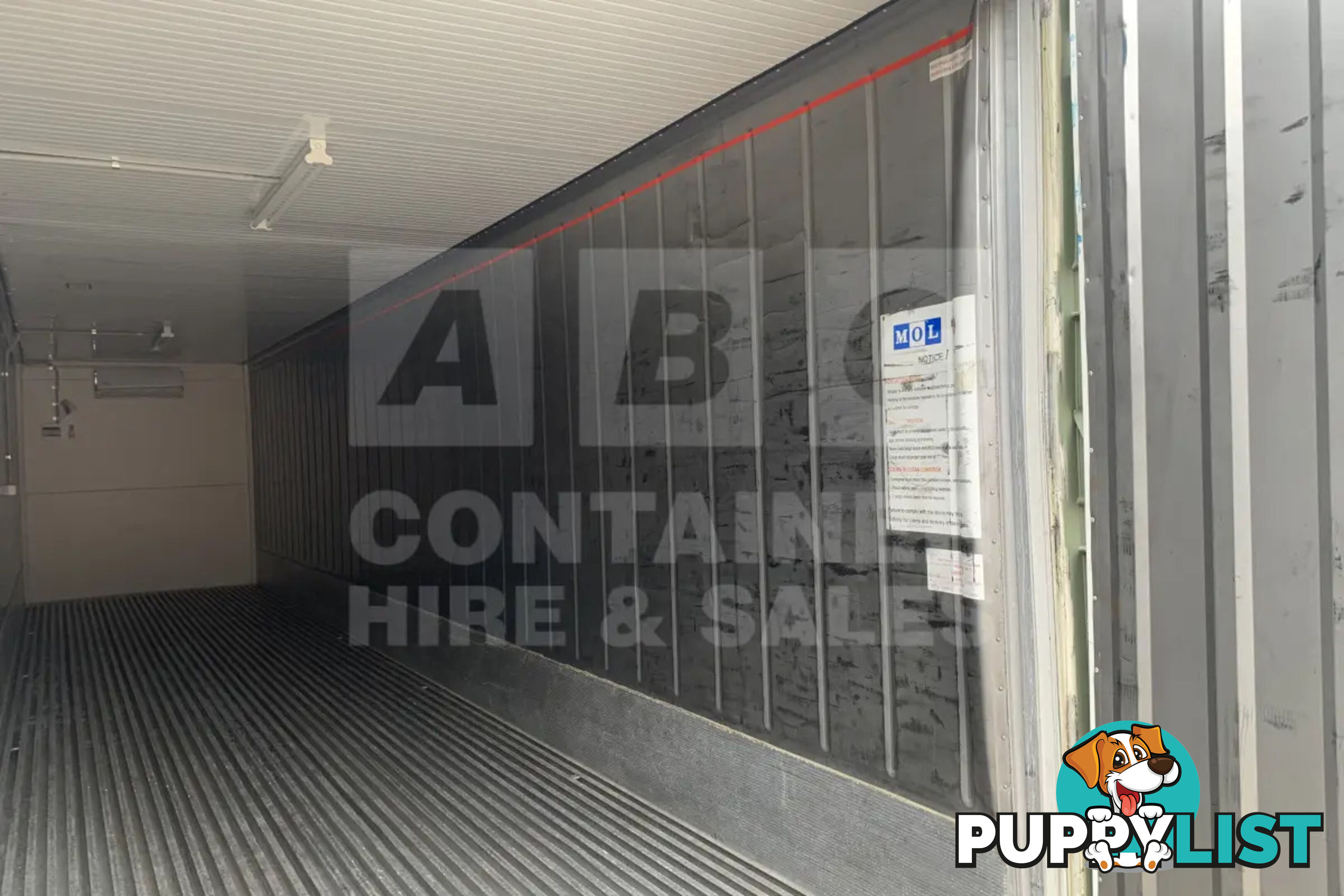 40' HIGH CUBE SHIPPING CONTAINER (NON-OPERATIONAL, MODIFIED)