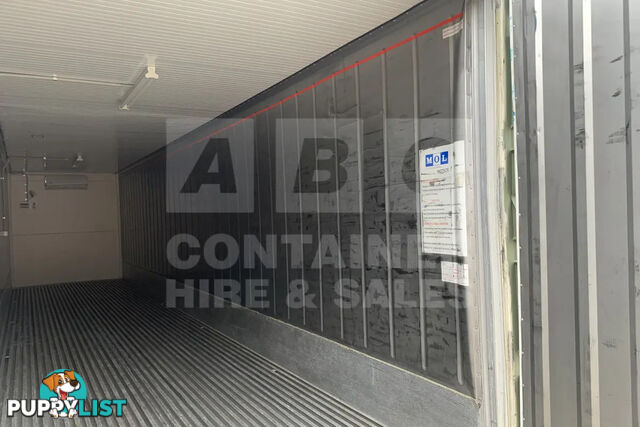 40' HIGH CUBE SHIPPING CONTAINER (NON-OPERATIONAL, MODIFIED)