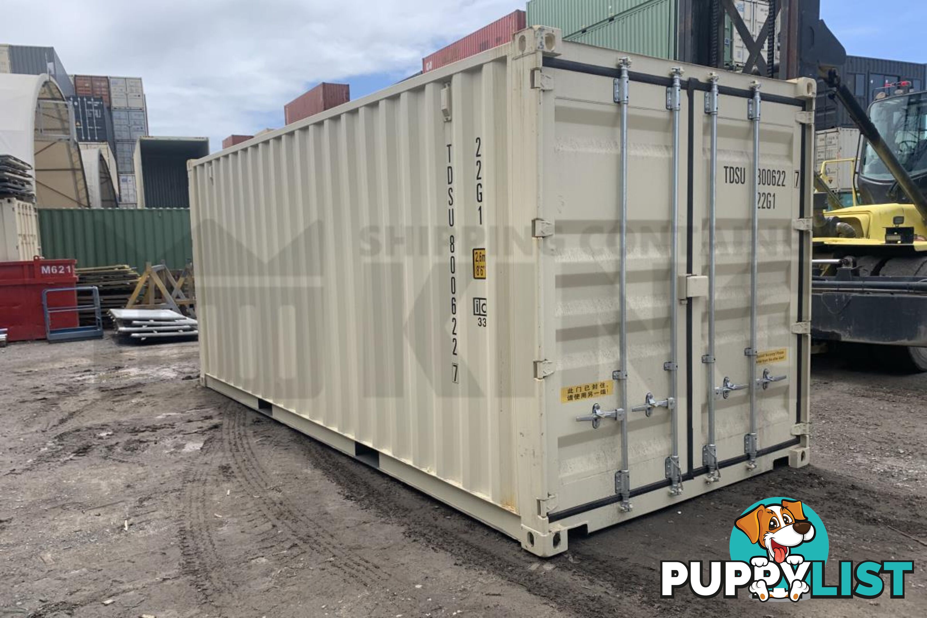 20' STANDARD HEIGHT SHIPPING CONTAINER (DOORS BOTH ENDS) - in MacKay