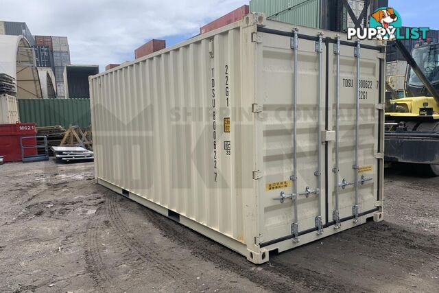 20' STANDARD HEIGHT SHIPPING CONTAINER (DOORS BOTH ENDS) - in MacKay