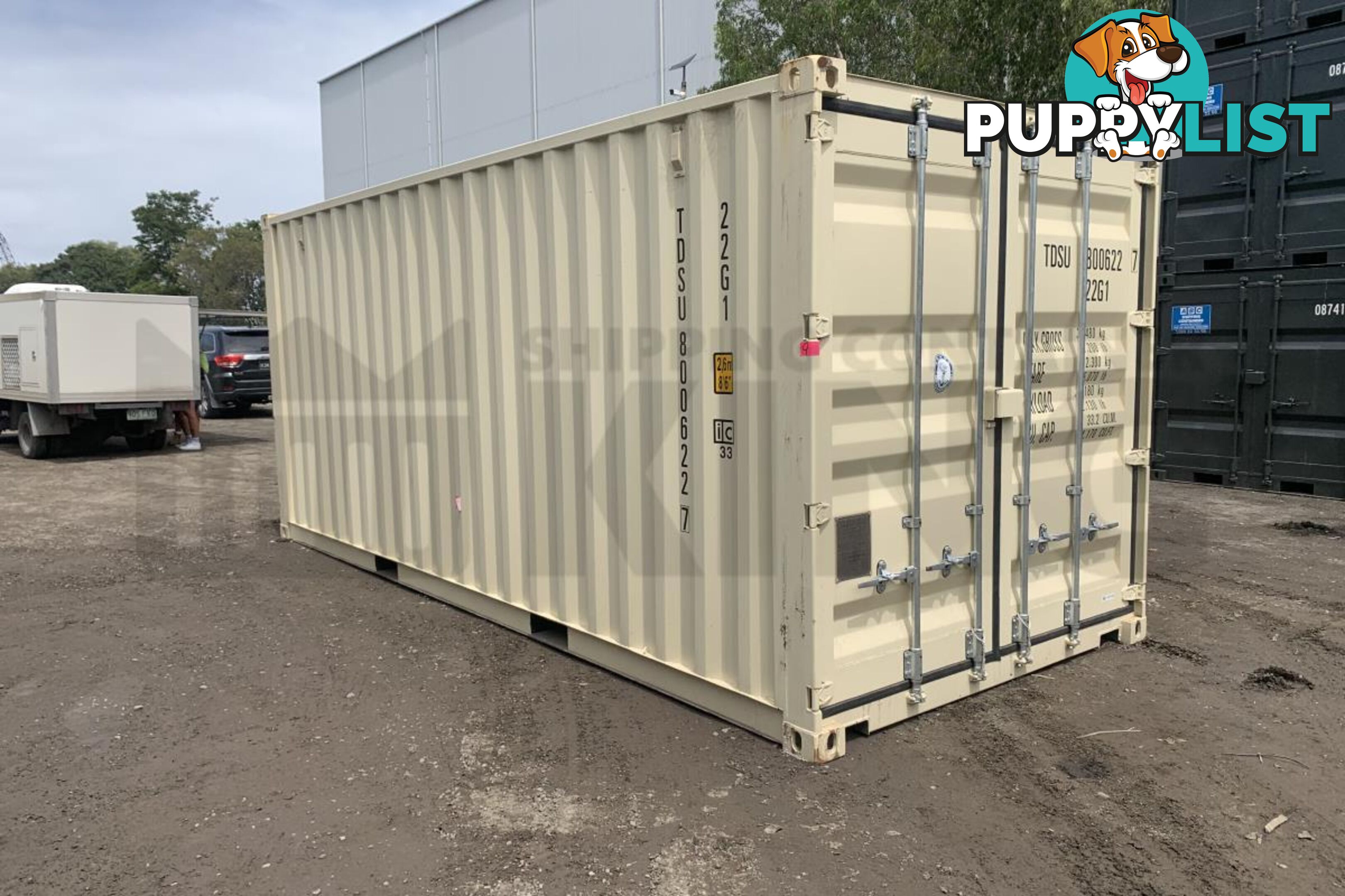 20' STANDARD HEIGHT SHIPPING CONTAINER (DOORS BOTH ENDS) - in MacKay