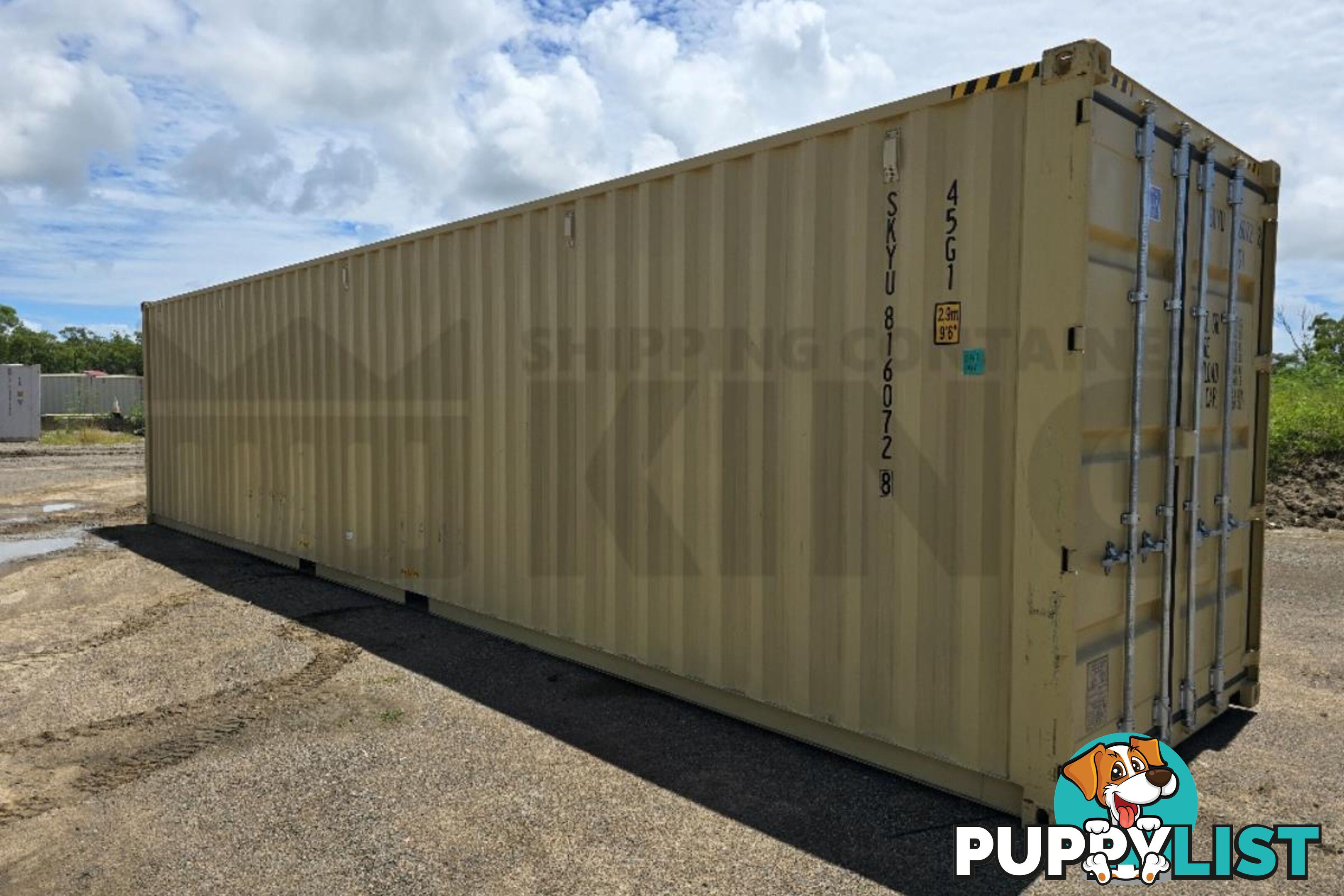 40' HIGH CUBE SHIPPING CONTAINER - in Townsville