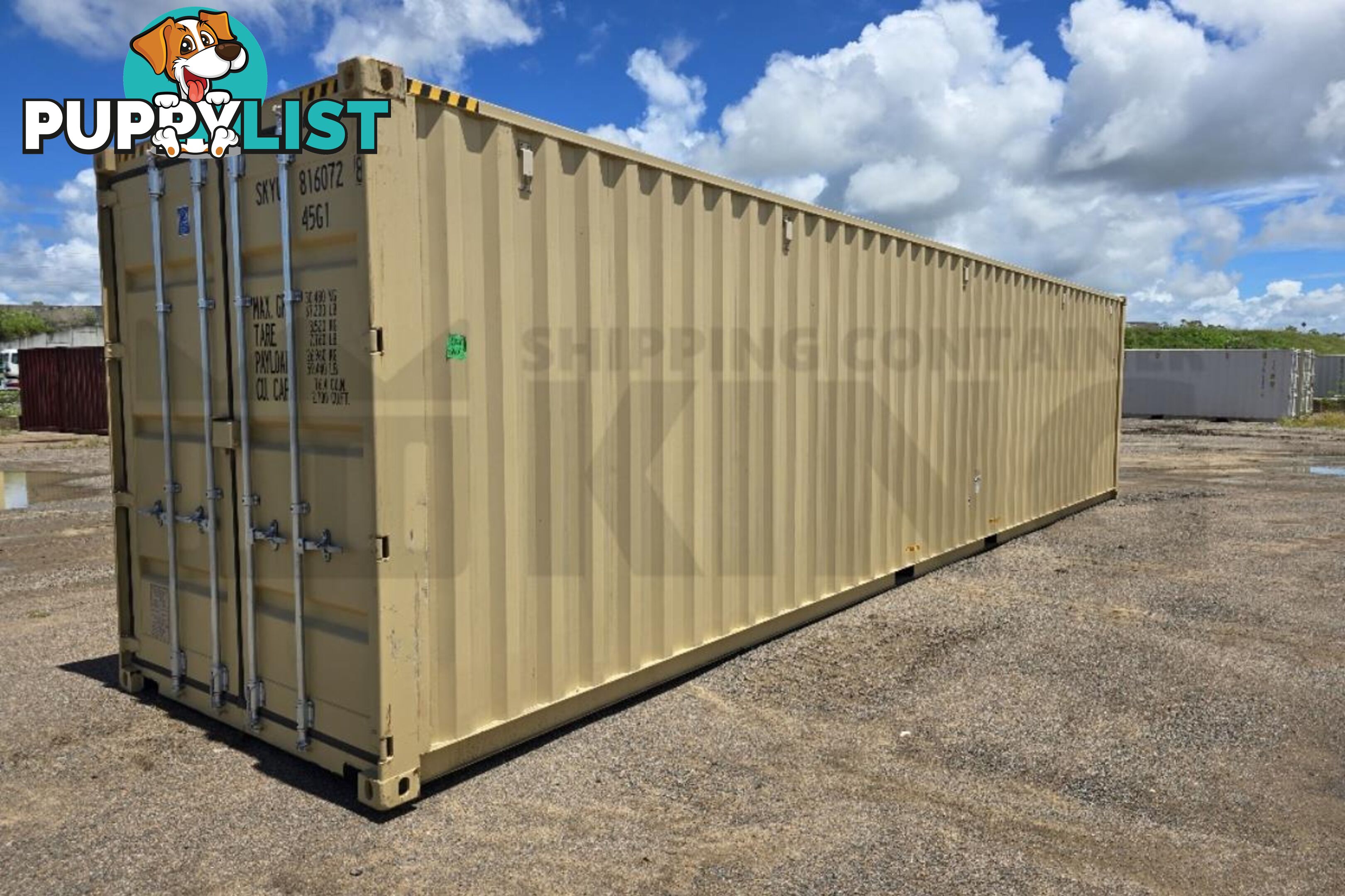 40' HIGH CUBE SHIPPING CONTAINER - in Townsville