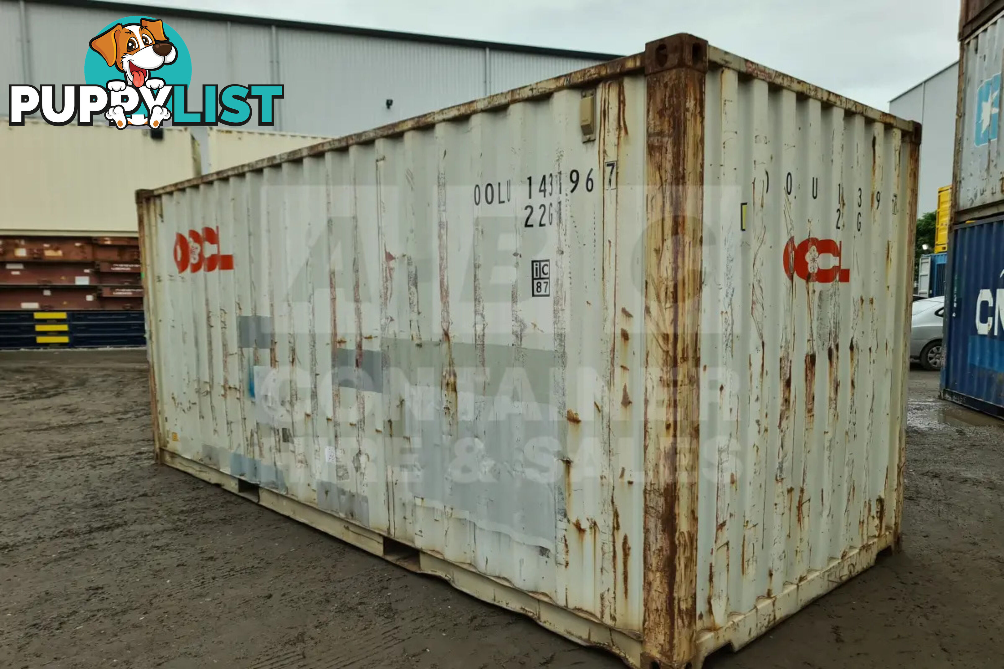 20' STANDARD HEIGHT SHIPPING CONTAINER
