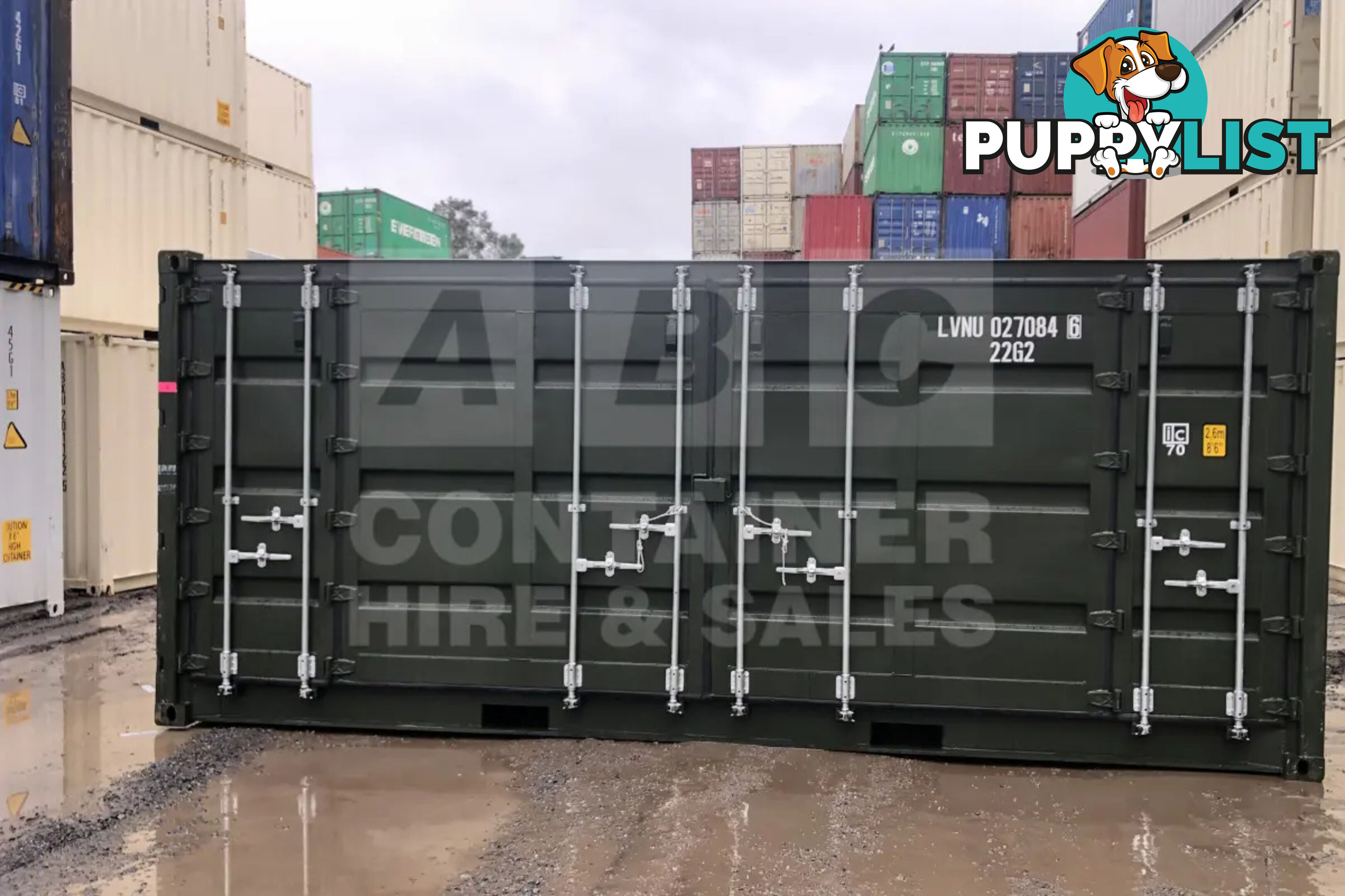 20' STANDARD HEIGHT FULL SIDE OPENING SHIPPING CONTAINER - in Brisbane