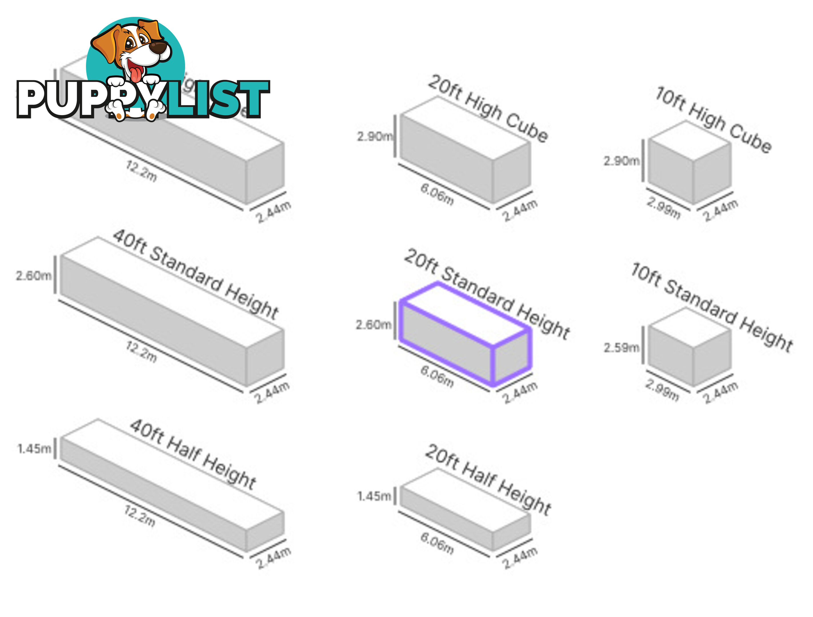 20' STANDARD HEIGHT FULL SIDE OPENING SHIPPING CONTAINER - in Brisbane