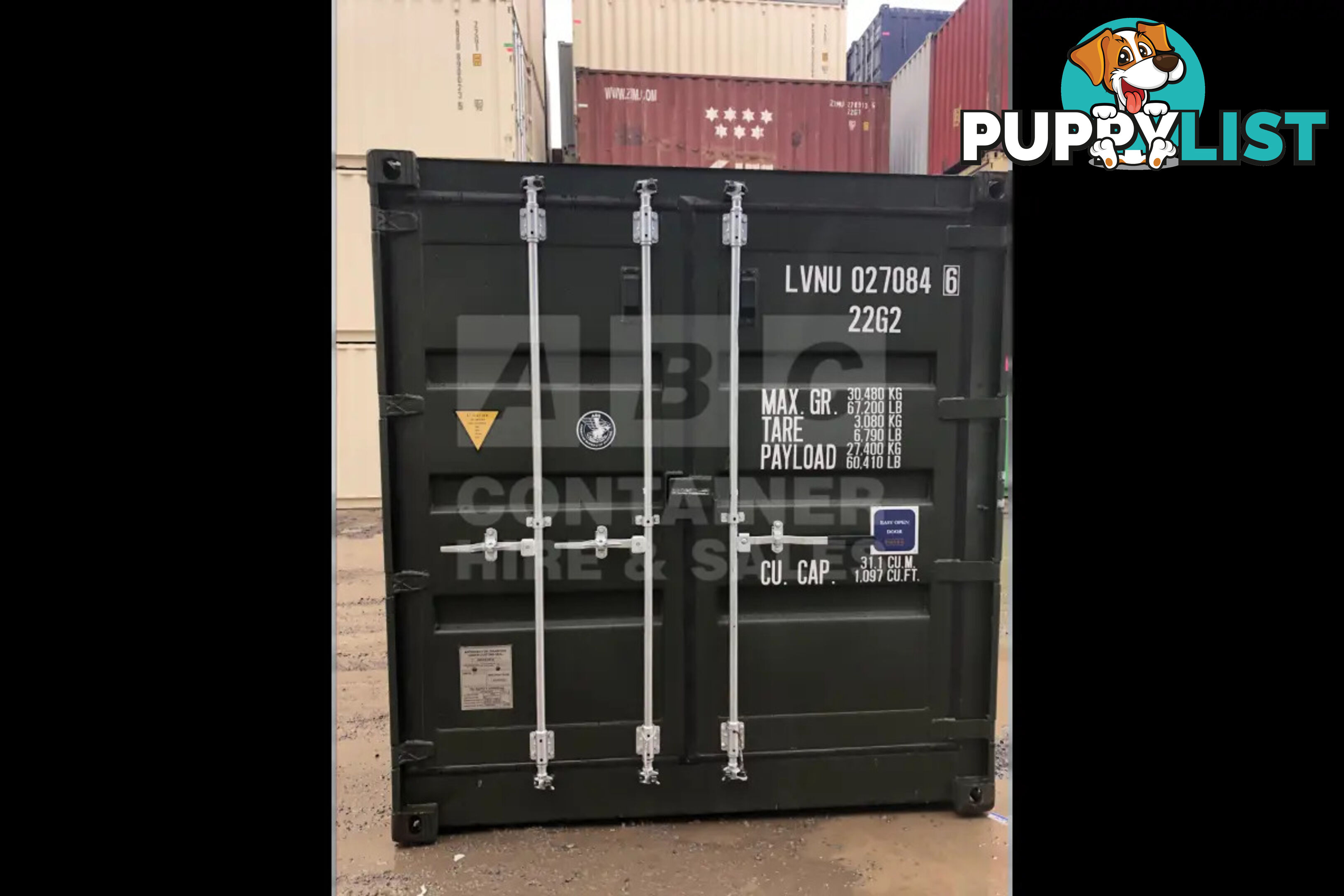 20' STANDARD HEIGHT FULL SIDE OPENING SHIPPING CONTAINER - in Brisbane