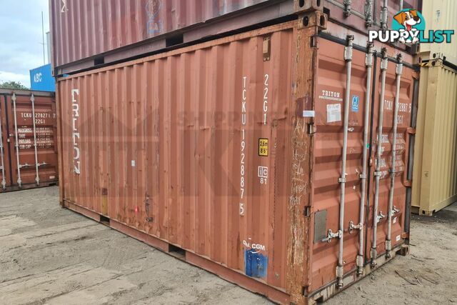 20' STANDARD HEIGHT SHIPPING CONTAINER - in Brisbane