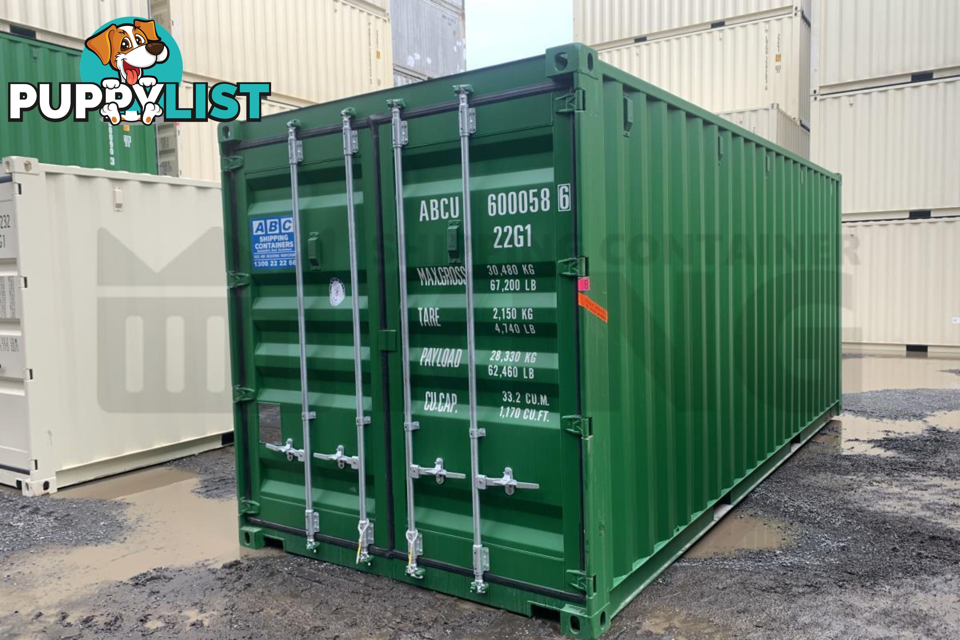 20' STANDARD HEIGHT SHIPPING CONTAINER - in Rockhampton