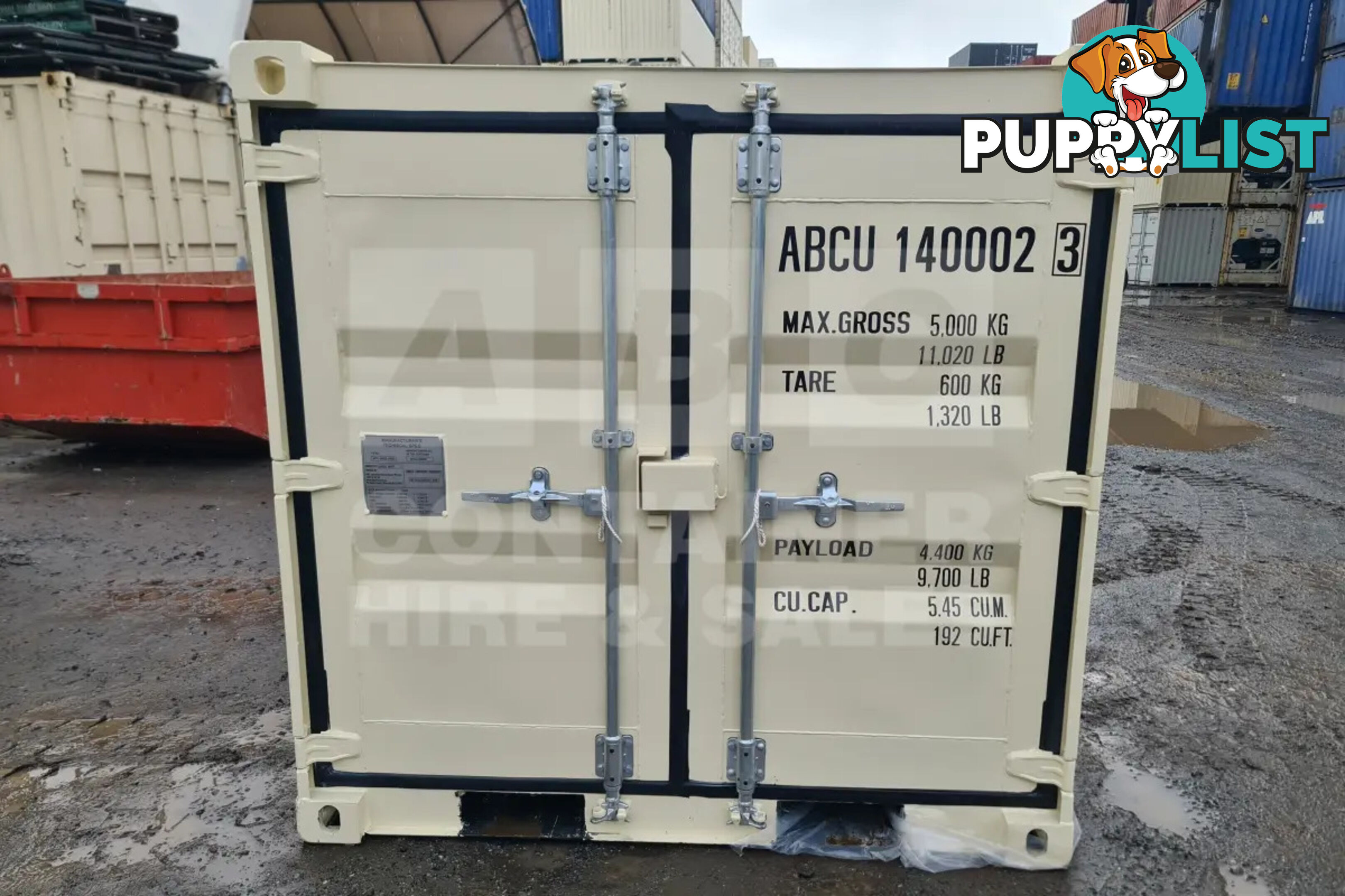 6' SHIPPING CONTAINER (FACTORY BUILT)