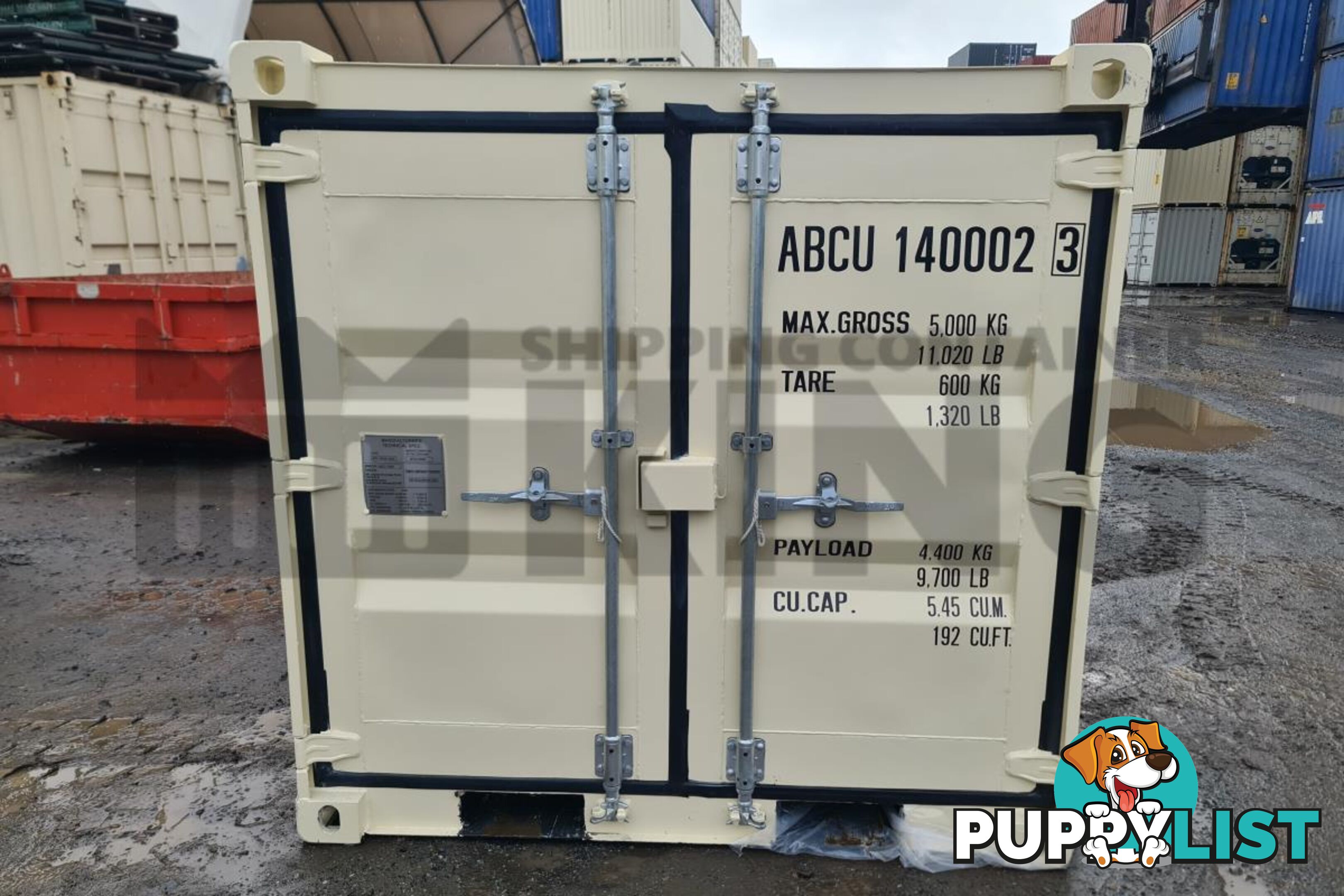 6' SHIPPING CONTAINER (FACTORY BUILT)