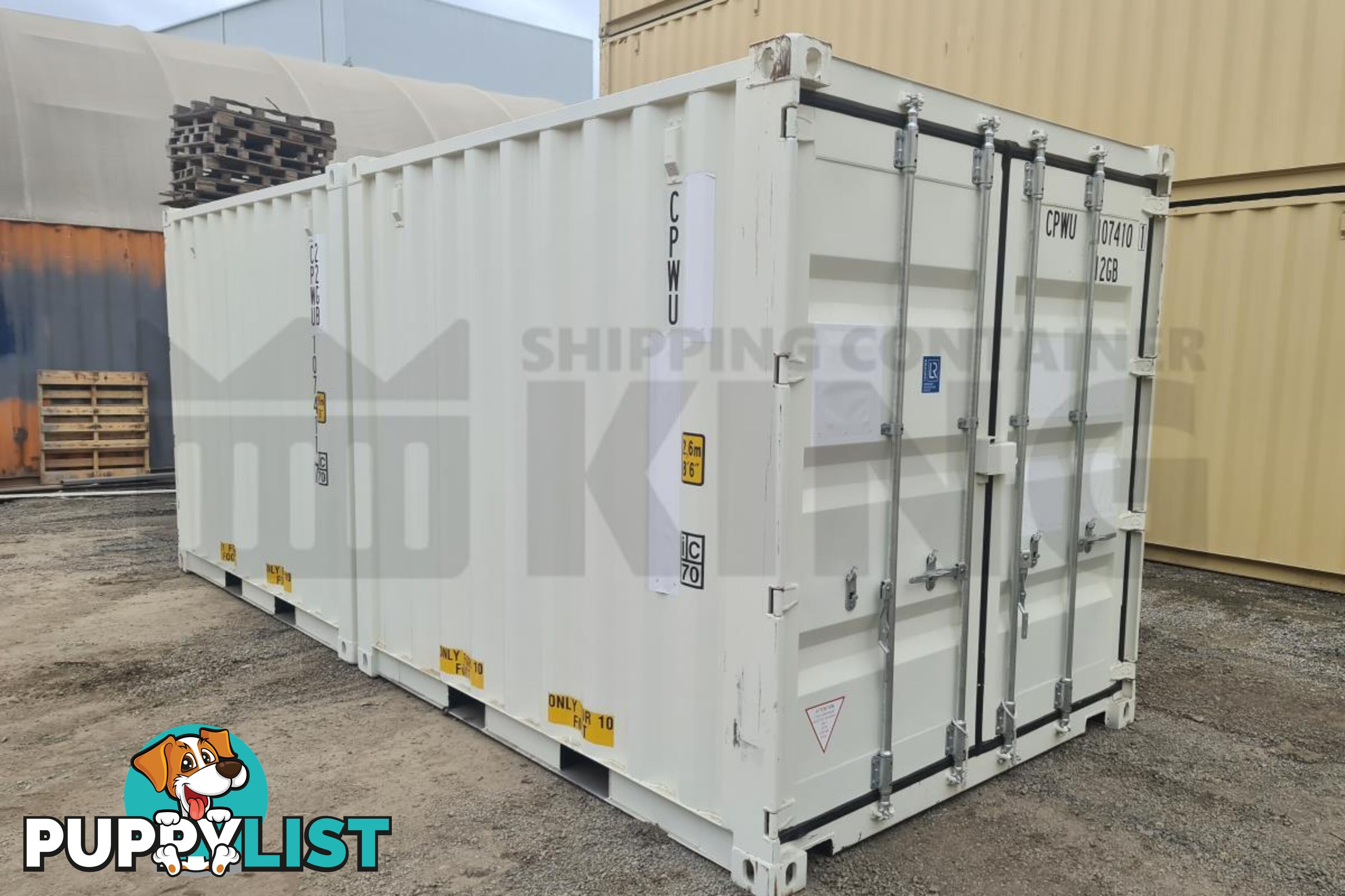 10' STANDARD HEIGHT SHIPPING CONTAINER (4 FACTORY CORNER POSTS - FACTORY BUILT) - in Rockhampton