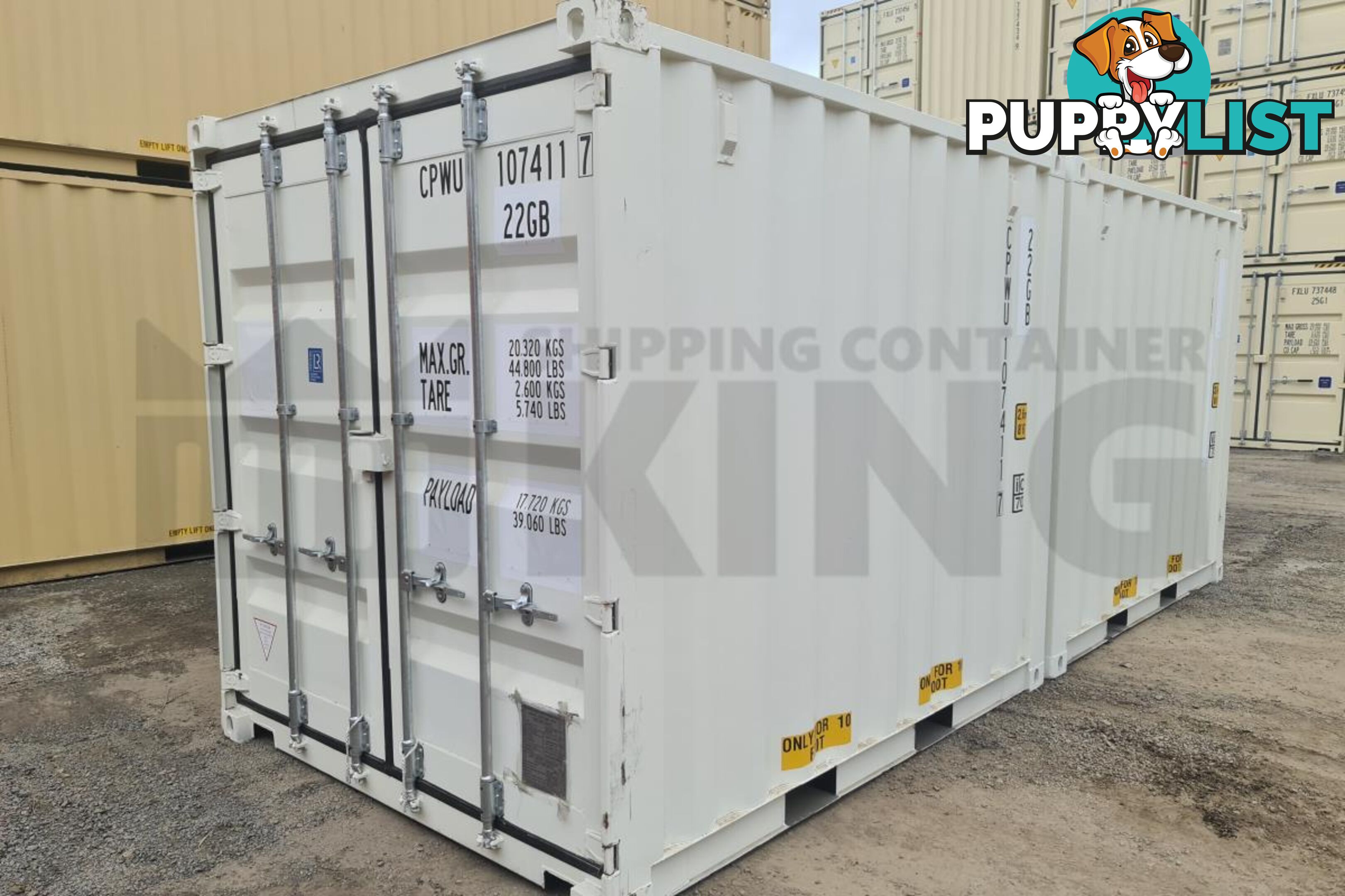 10' STANDARD HEIGHT SHIPPING CONTAINER (4 FACTORY CORNER POSTS - FACTORY BUILT) - in Rockhampton