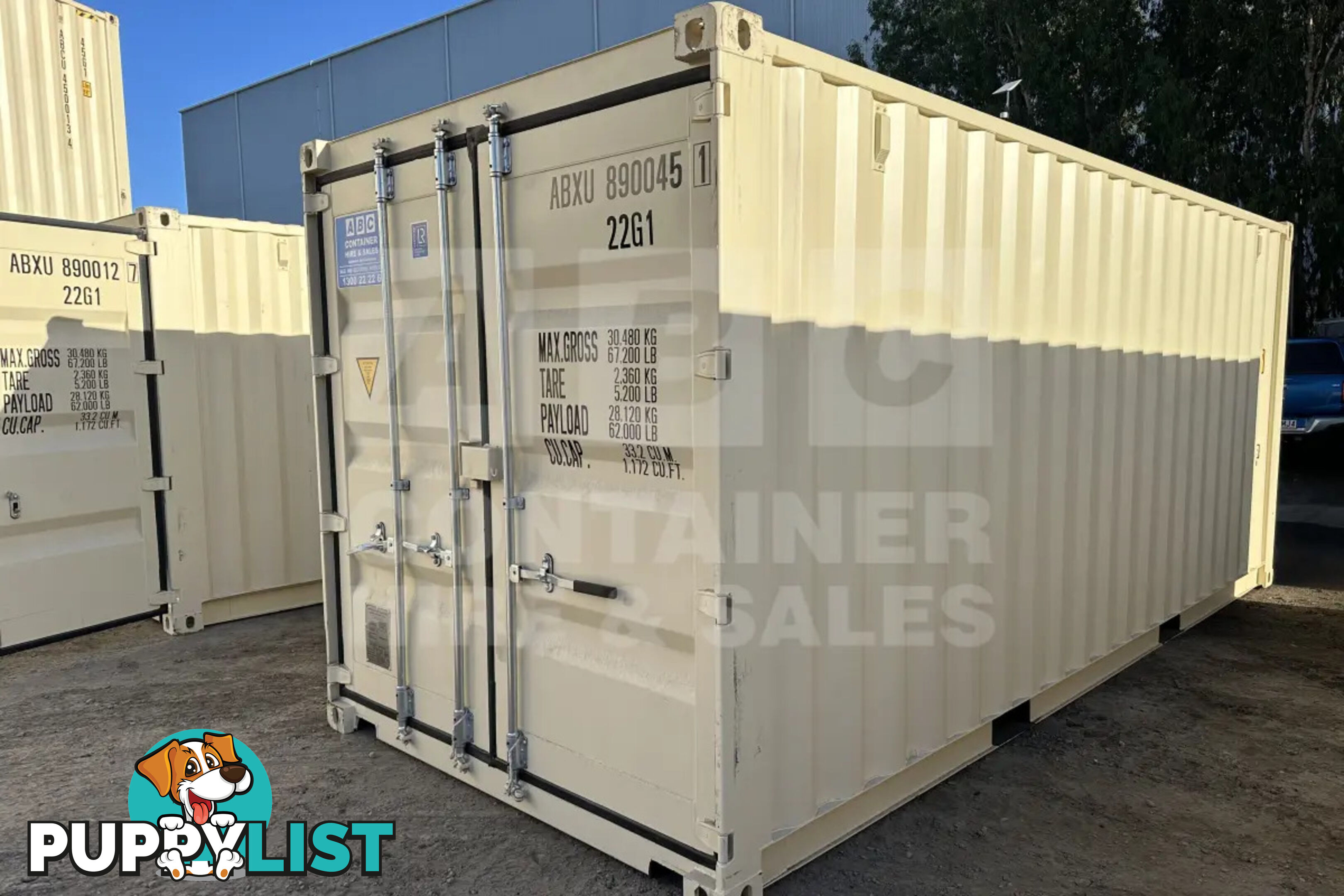 20' STANDARD HEIGHT SHIPPING CONTAINER (STEEL FLOOR)