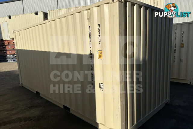 20' STANDARD HEIGHT SHIPPING CONTAINER (STEEL FLOOR)