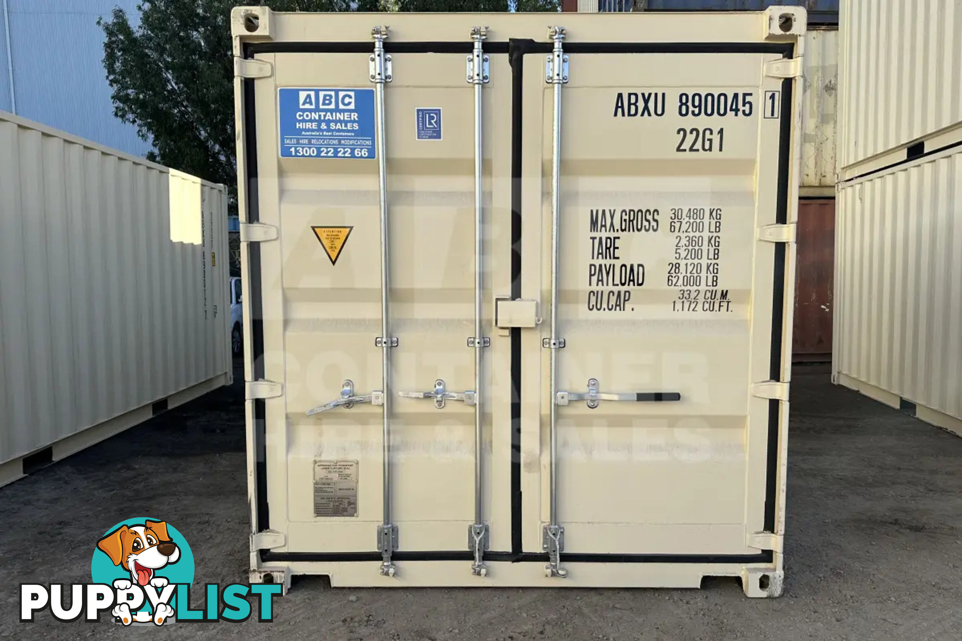 20' STANDARD HEIGHT SHIPPING CONTAINER (STEEL FLOOR)