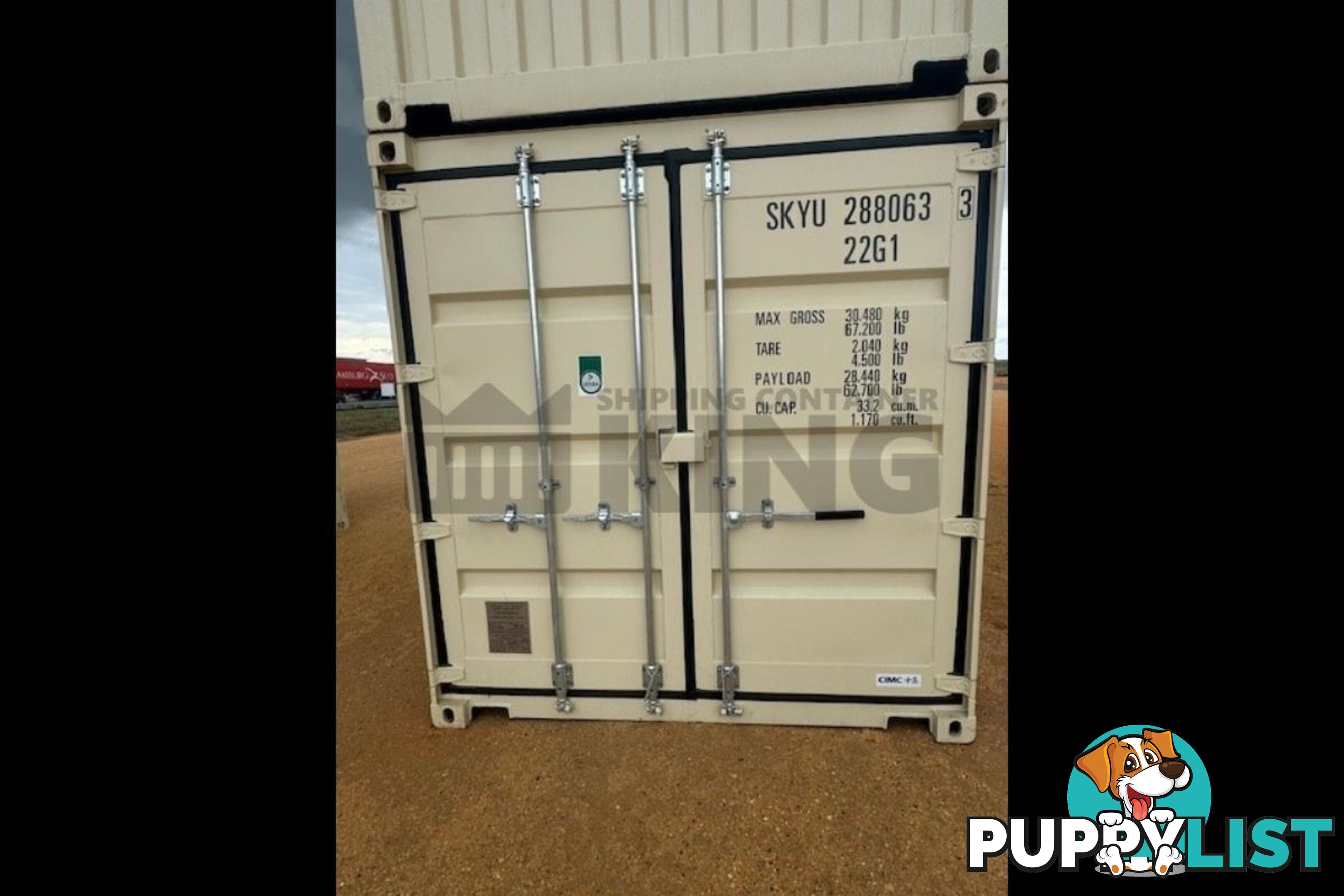 20' STANDARD HEIGHT SHIPPING CONTAINER