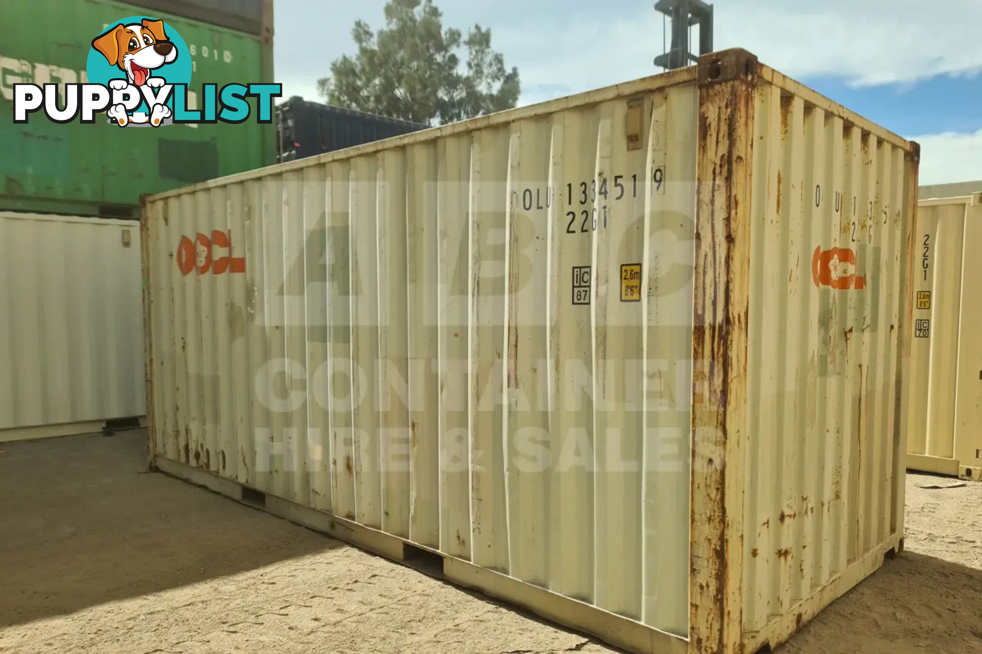 20' STANDARD HEIGHT SHIPPING CONTAINER