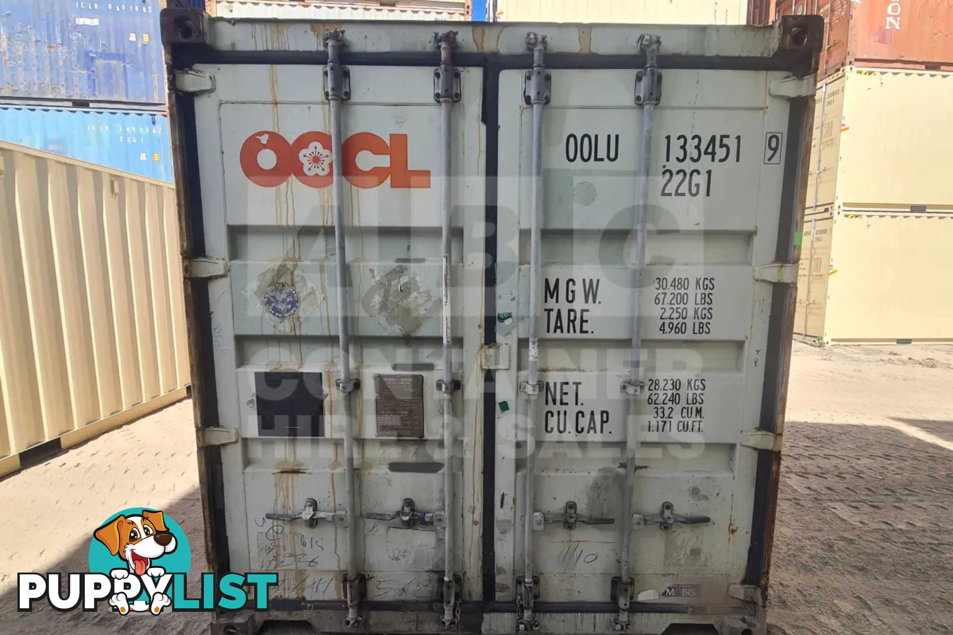20' STANDARD HEIGHT SHIPPING CONTAINER