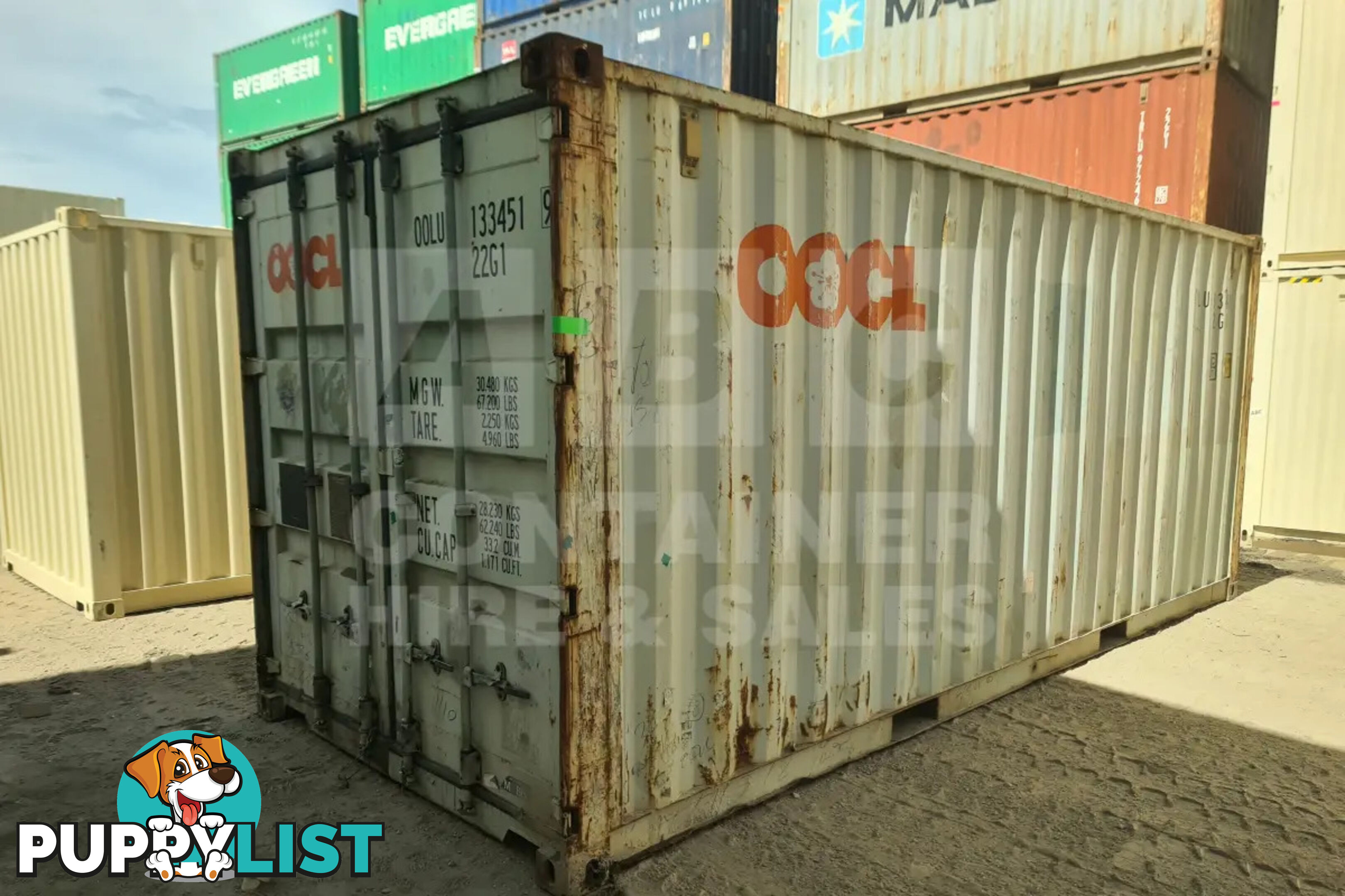 20' STANDARD HEIGHT SHIPPING CONTAINER