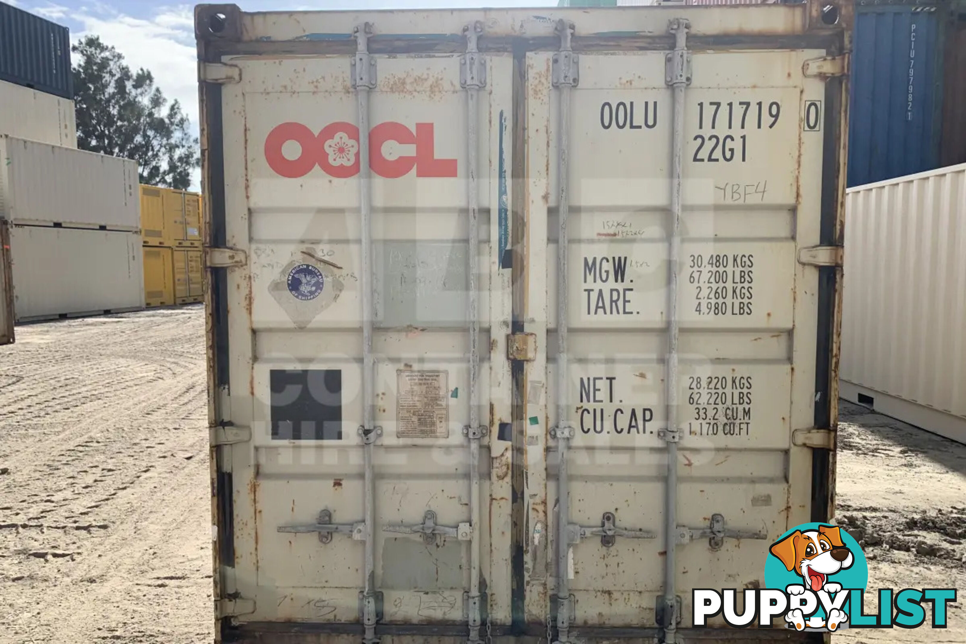 20' STANDARD HEIGHT SHIPPING CONTAINER